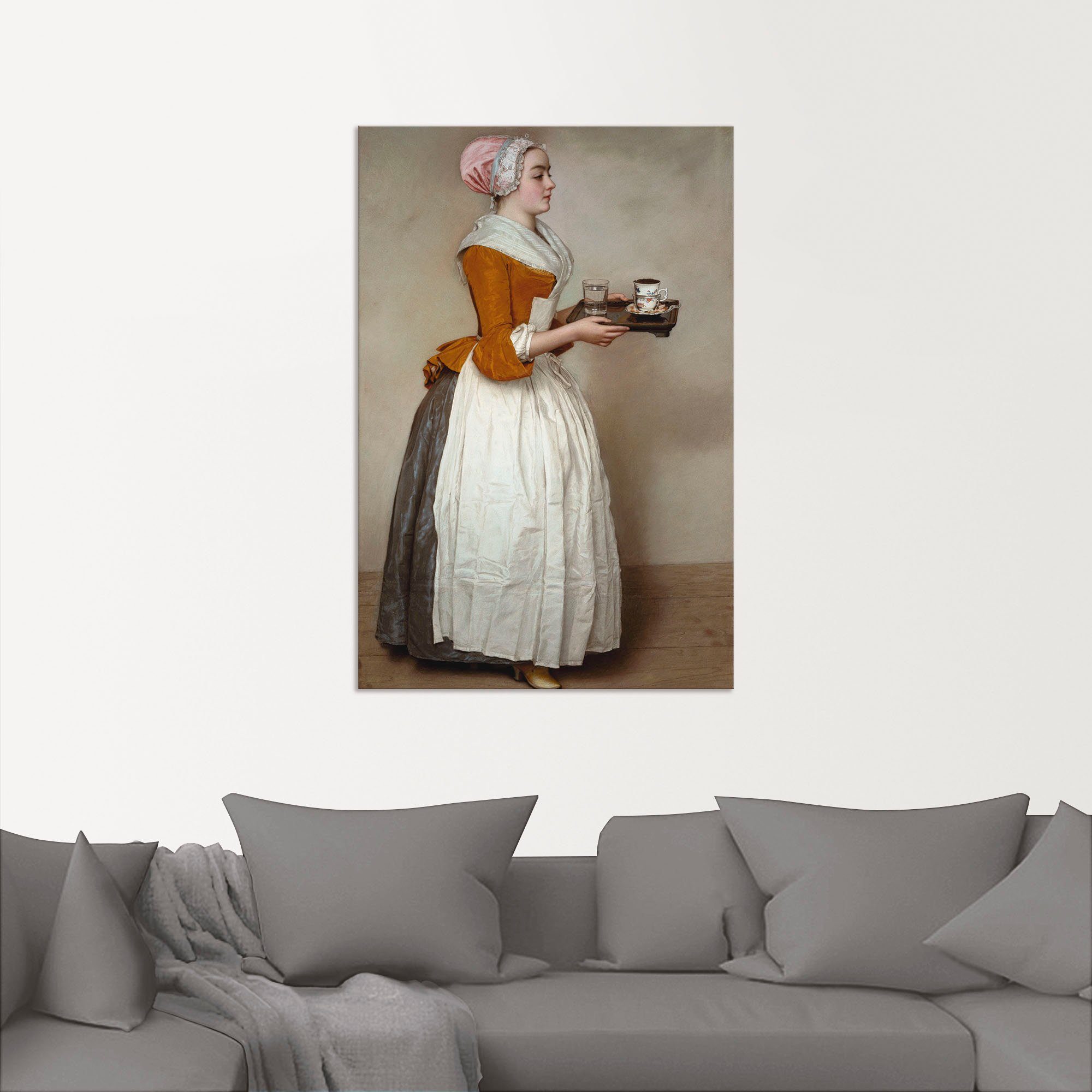 Artland Wandbild Das Schokoladenmädchen. Um 1744/45, günstig online kaufen