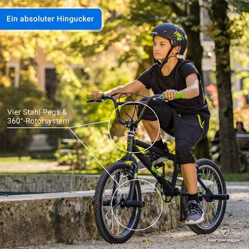 bergsteiger BMX-Rad Ohio 20 Zoll BMX, 360° Rotor-System, Freestyle, 1 Gang