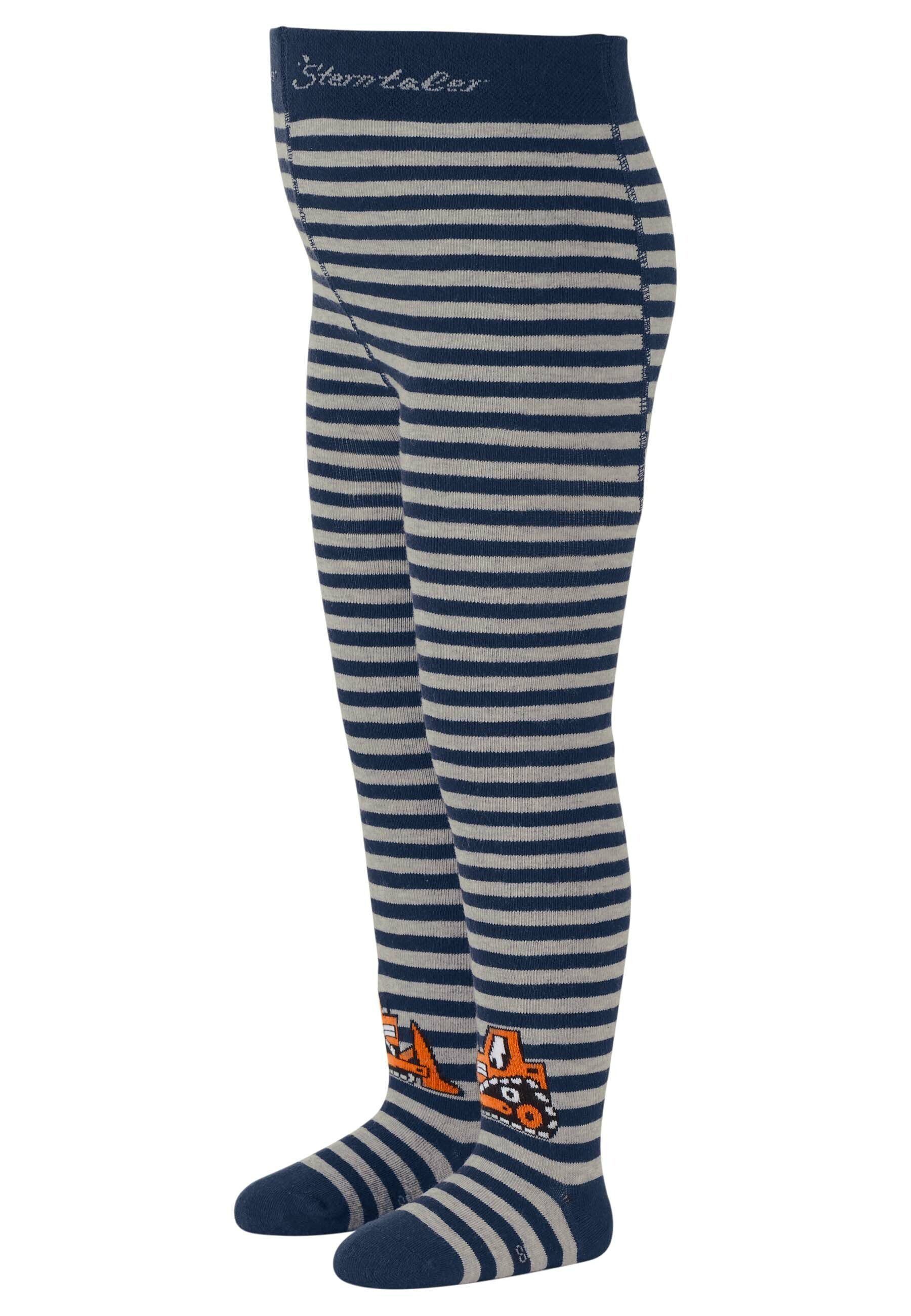 Sterntaler® Strumpfhose Strumpfhose Bagger (1 St) Strumpfhose mit Bagger-Motiv, hoher Baumwollanteil, elastisch & bequem