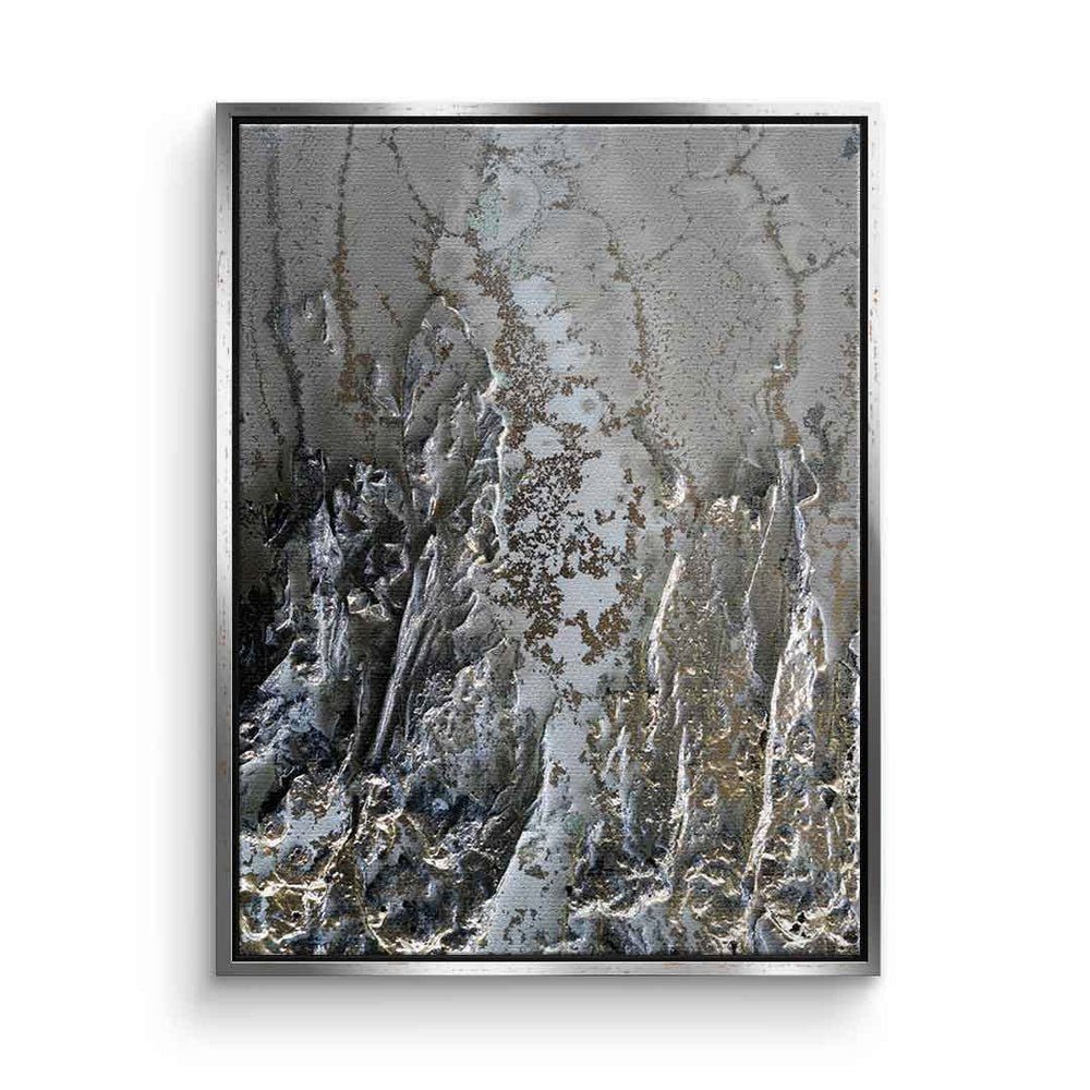 Rahmen DOTCOMCANVAS® Silber | silberner Leinwandbild