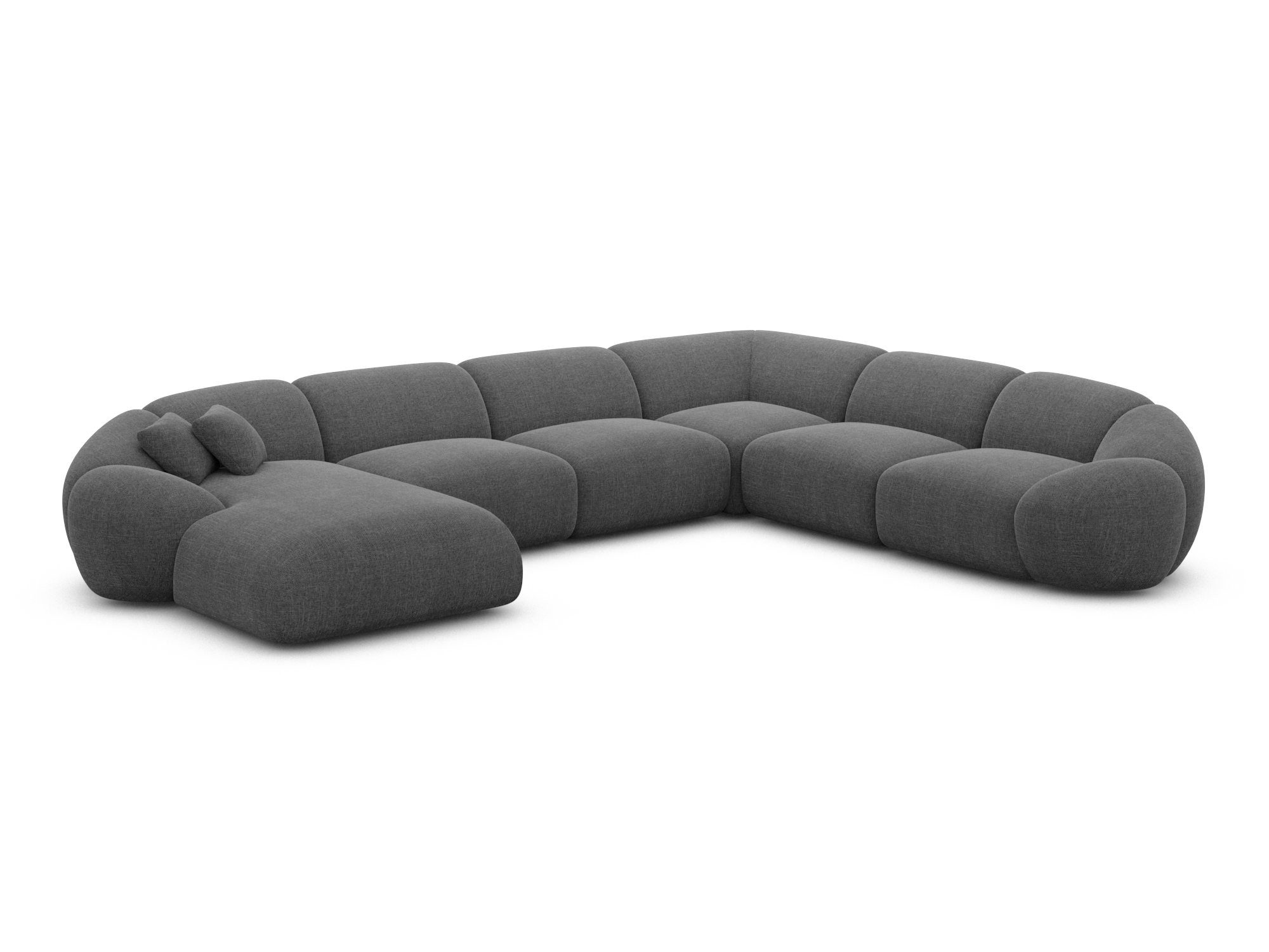 Sofa Dreams Wohnlandschaft Polster Wohnlandschaft Solverde XXL U-Form, Wohnlandschaft, U-Form, Moderne Wohnlandschaft in U-Form, 2 Zierkissen inklusive