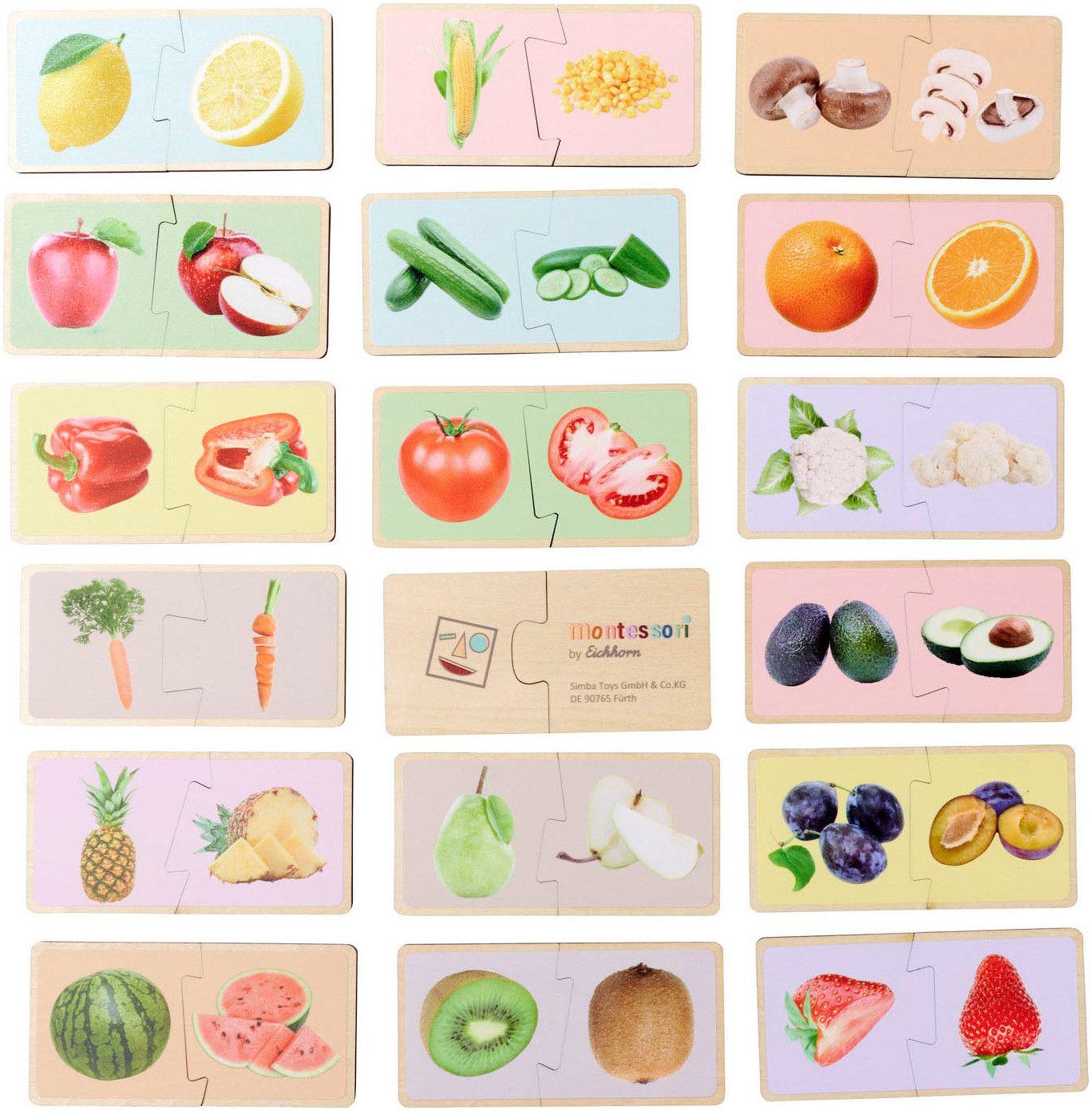 Eichhorn Puzzle Montessori Puzzle, 34 Puzzleteile