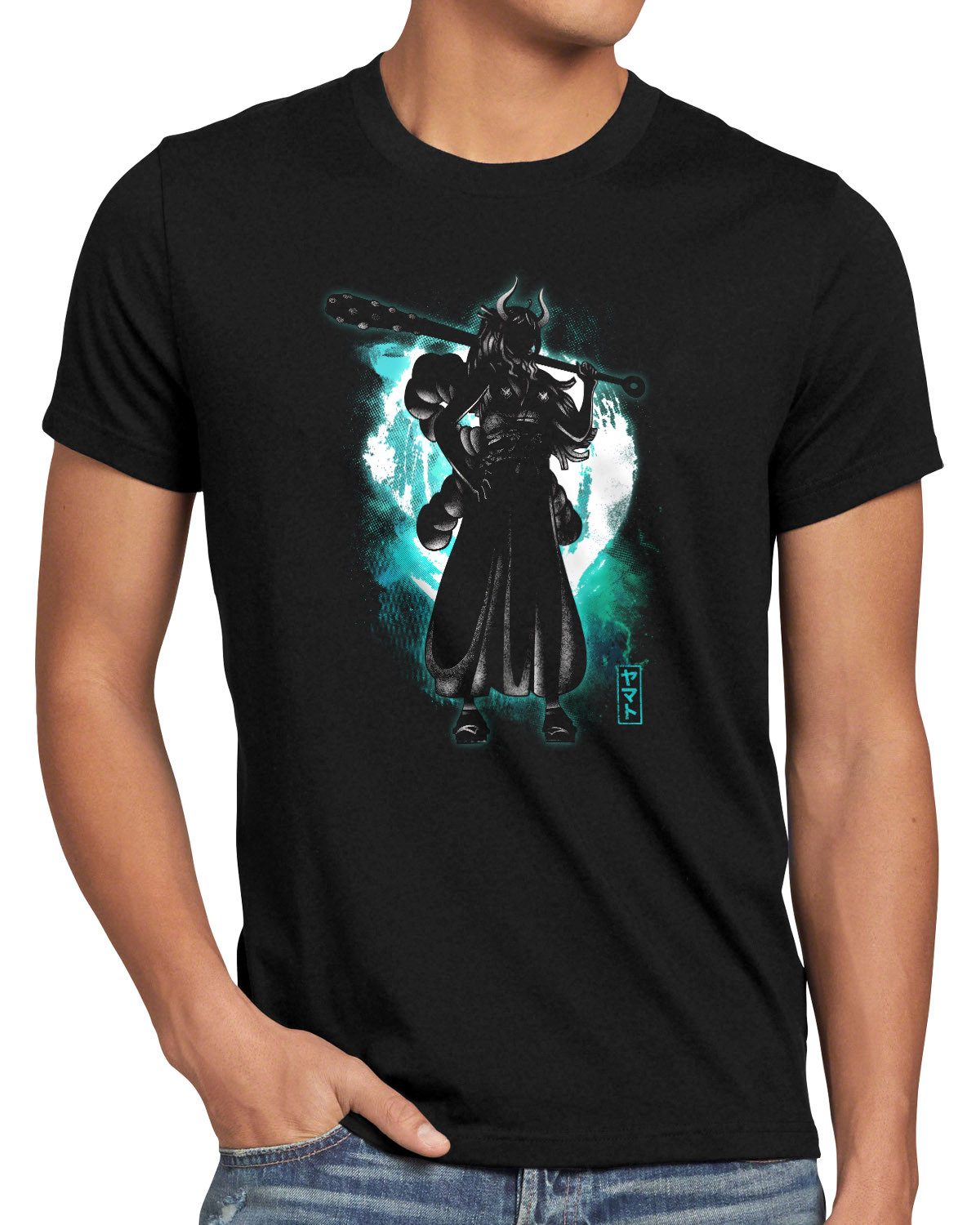 style3 T-Shirt one piece luffy ruffy yamato zoro sanji mugiwara strohhutbande pirate