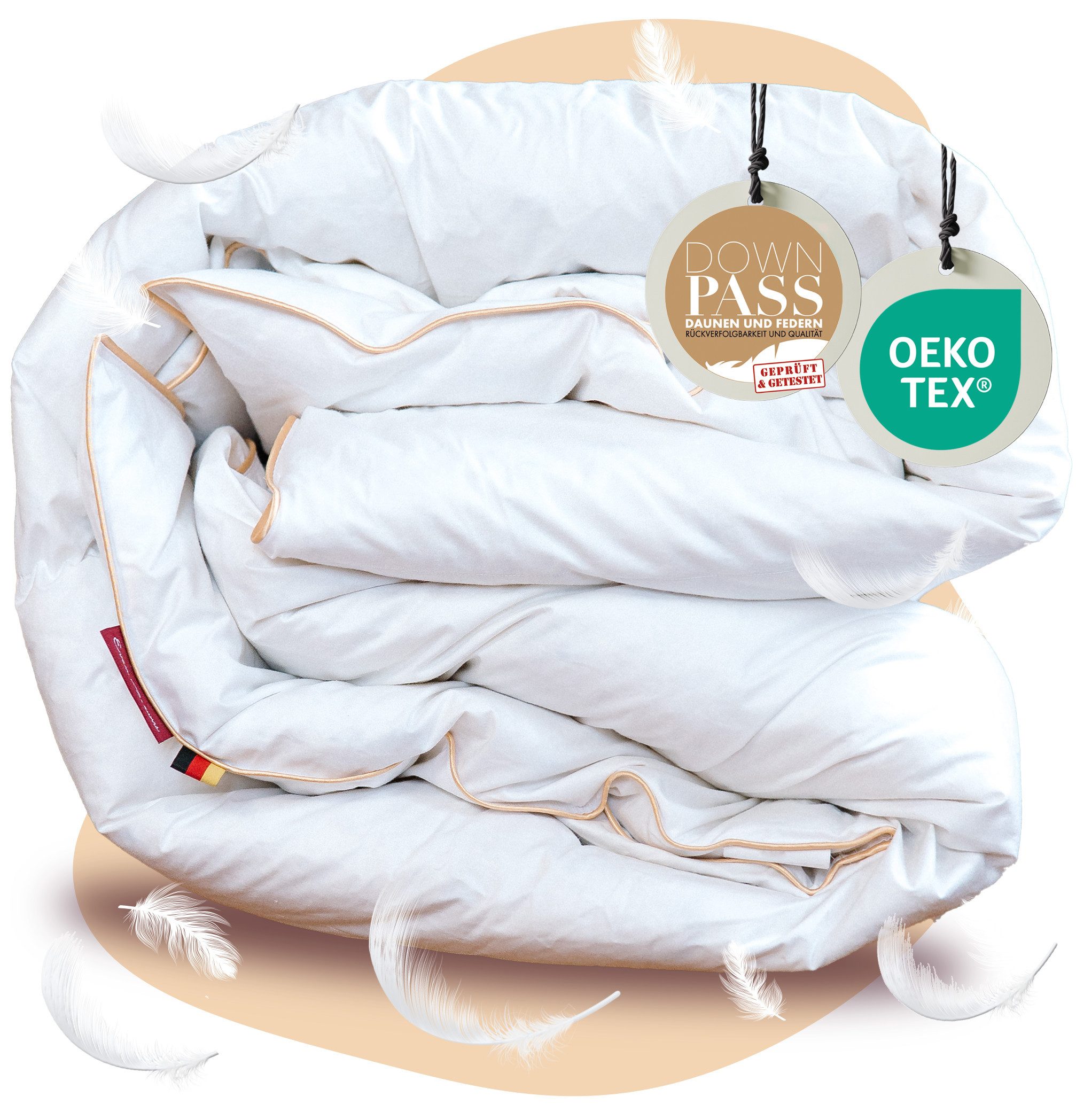 EVAN BROWNS Federbettdecke Bettdecke mit 90% günstig online kaufen