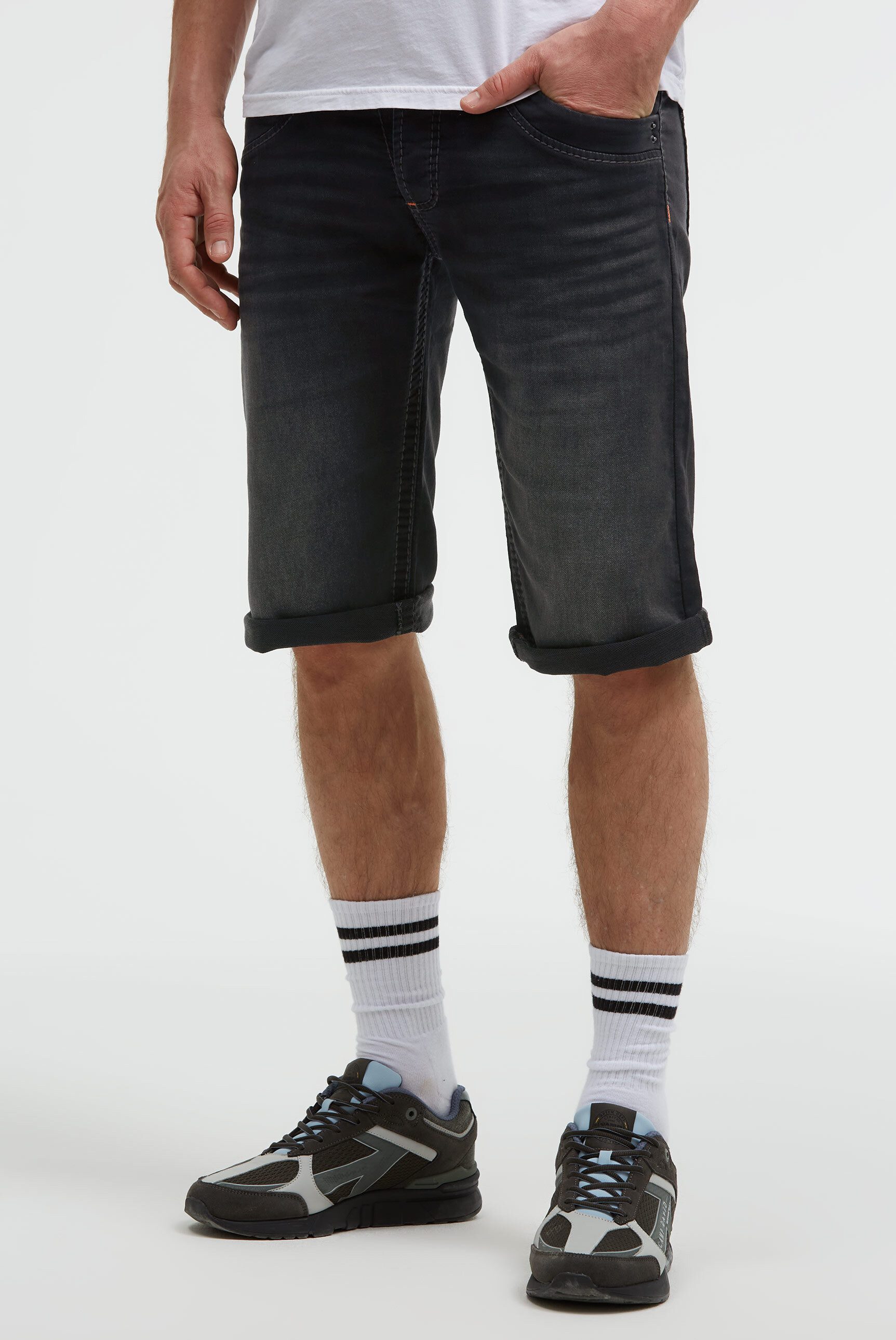 CAMP DAVID Jeansshorts mit normaler Leibhöhe