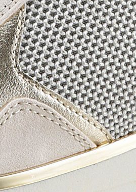 MARCO TOZZI Slip-On Sneaker Keilsneaker, Schnürschuh, Slipper mit glänzenden Details