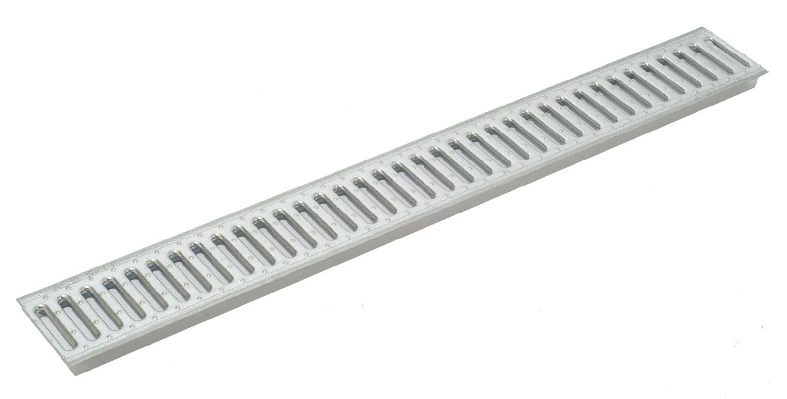 ACO Severin Ahlmann GmbH & Co. KG Entwässerungsrinne Stegrost Stahl verzinkt Länge: 100 cm - Breite: 13 cm, 1-St., Für ACO Self Entwässerungsrinne 1980-1996 J.  – Bild 5 von 5