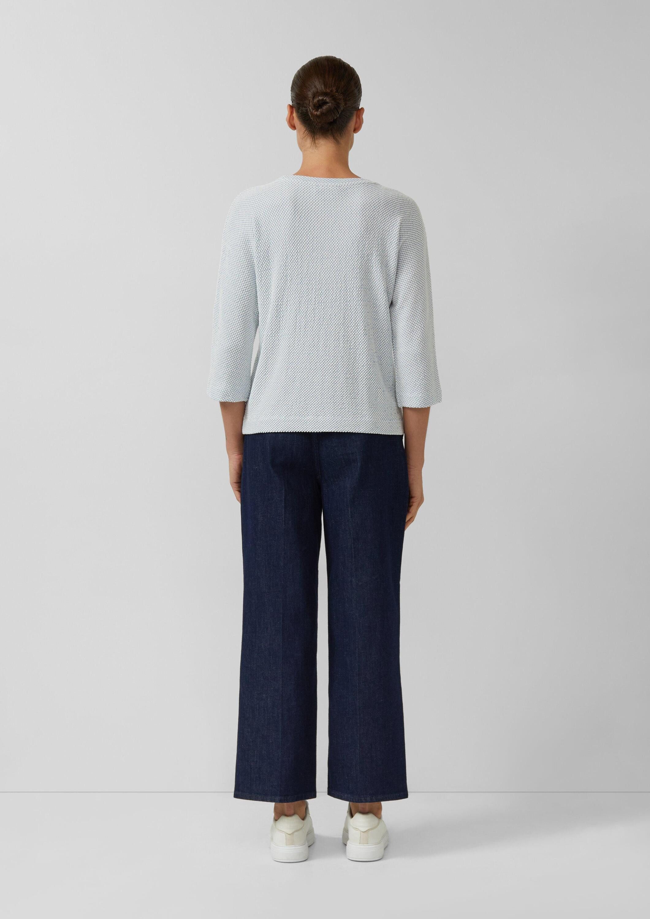 s.Oliver Sweatshirt Sweatshirt Sweatshirt mit Strukturmuster