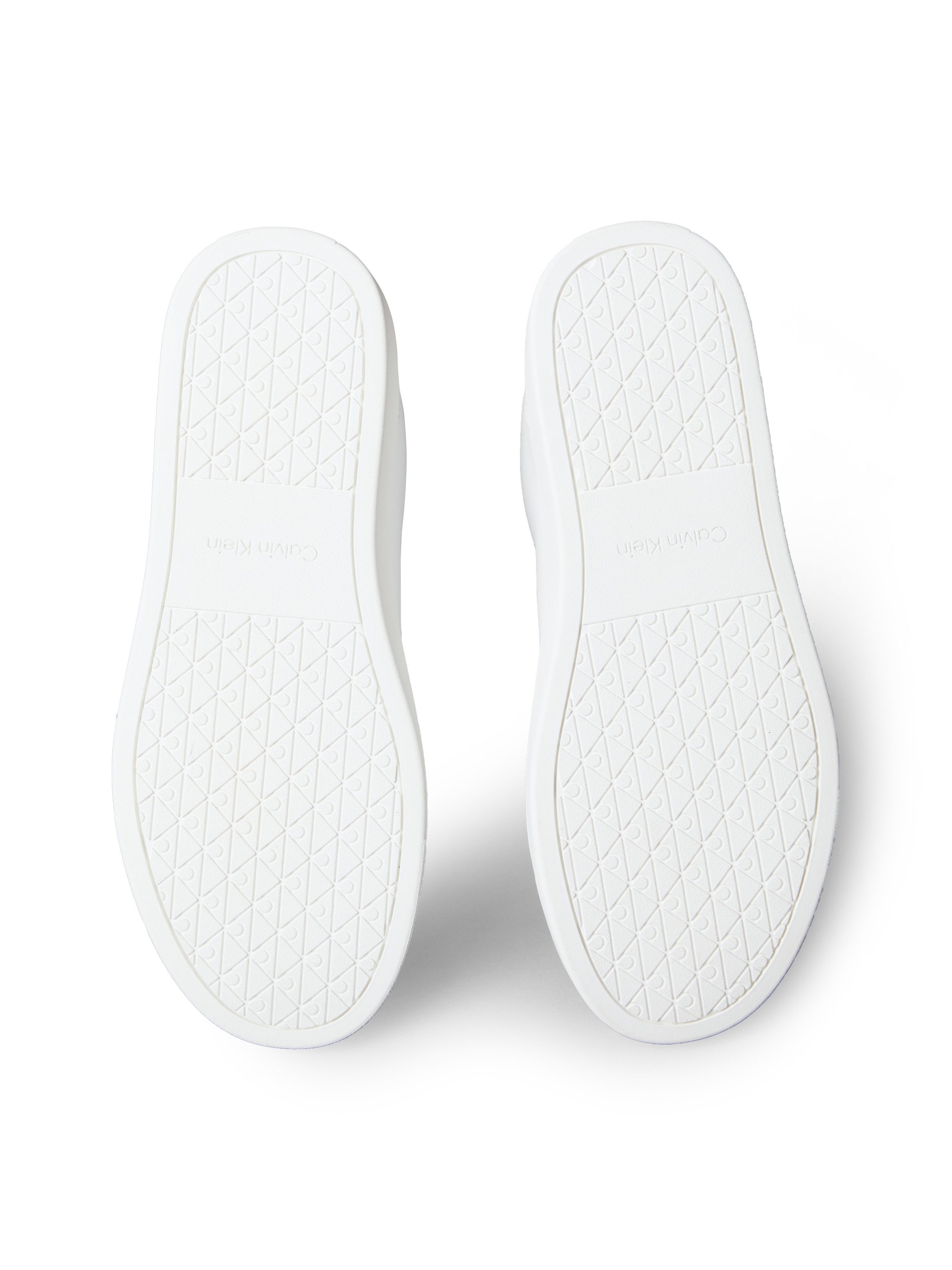 Calvin Klein Jeans CLASSIC CUPSOLE LACEUP LTH Sneaker Schnürschuh, Freizeitschuh mit Fersenbesatz und seitlichem CK-Logo