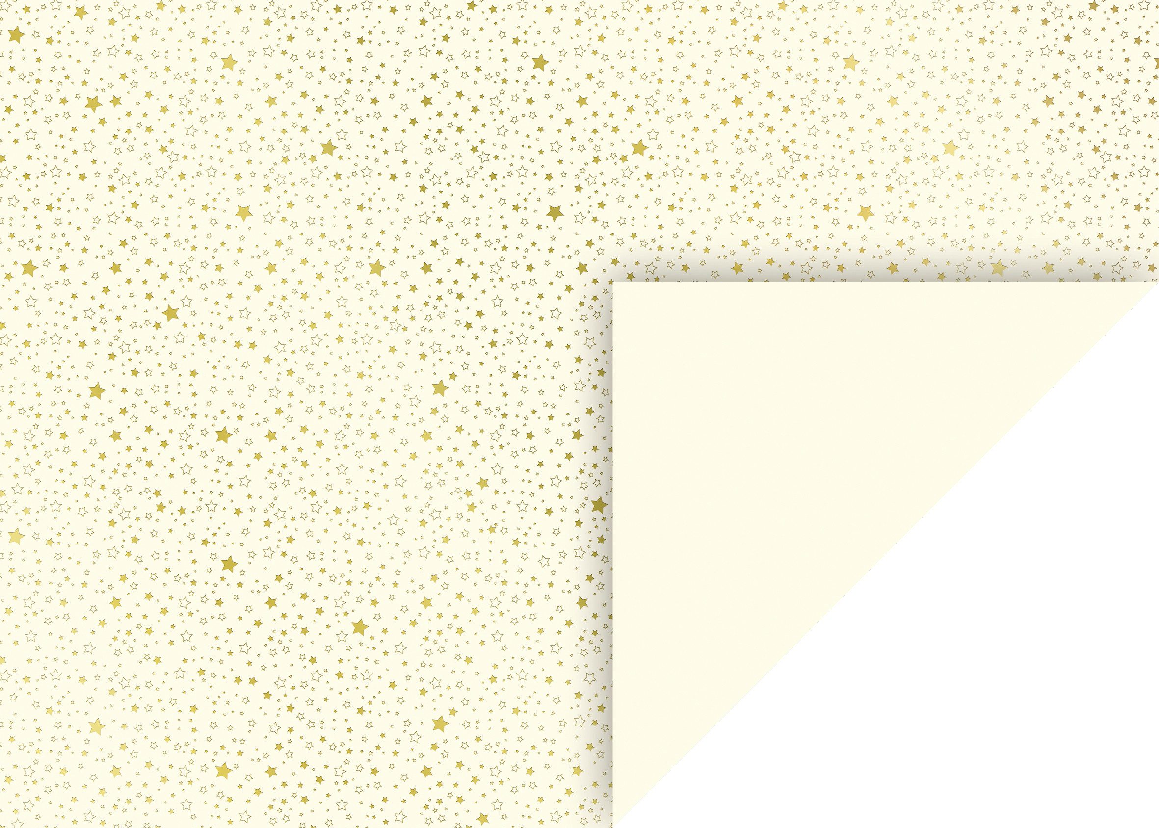 Heyda Motivpapier Golden Stars, 50 cm x 70 cm