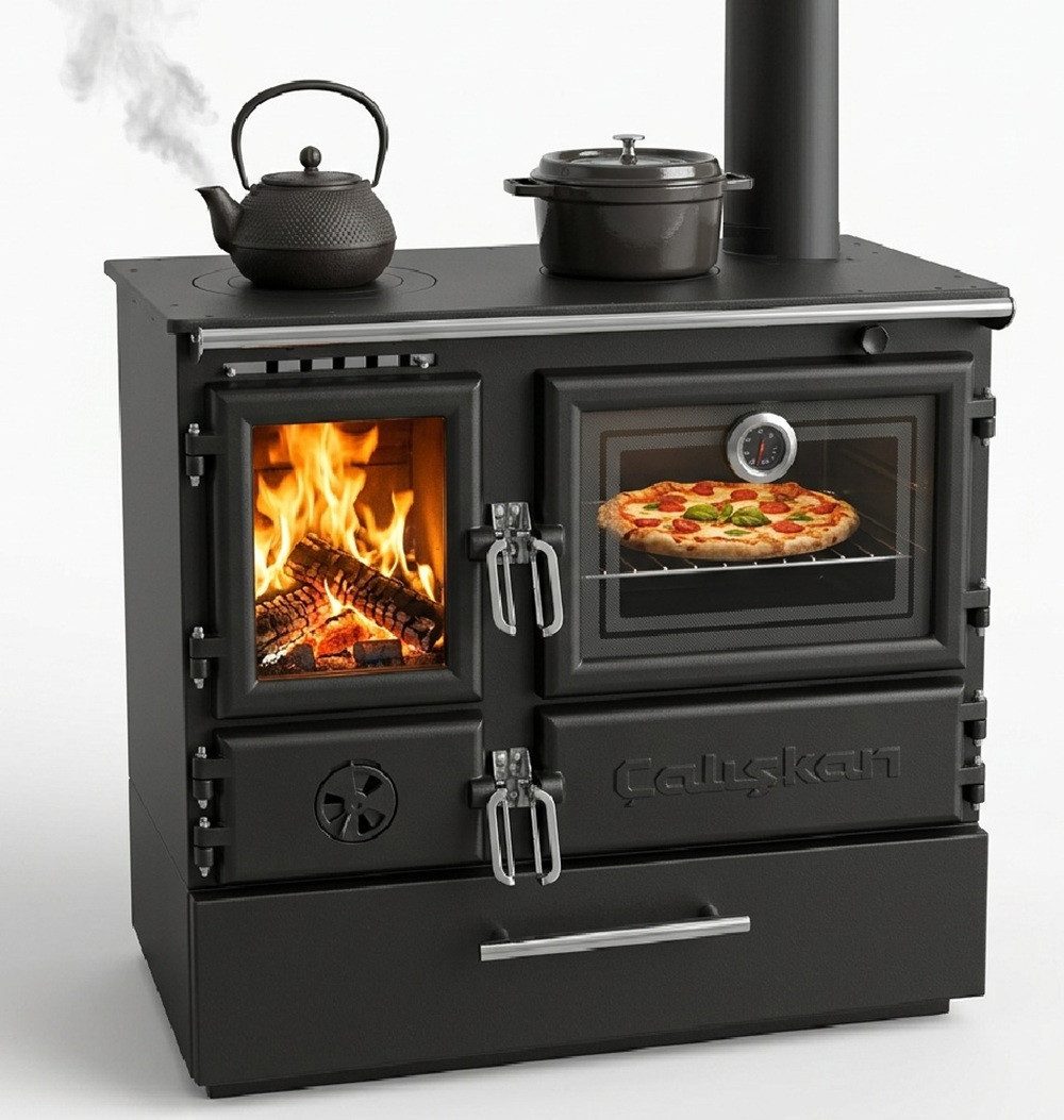 Caliskan Festbrennstoffherd Modell 214 BOX, 6.04 kW