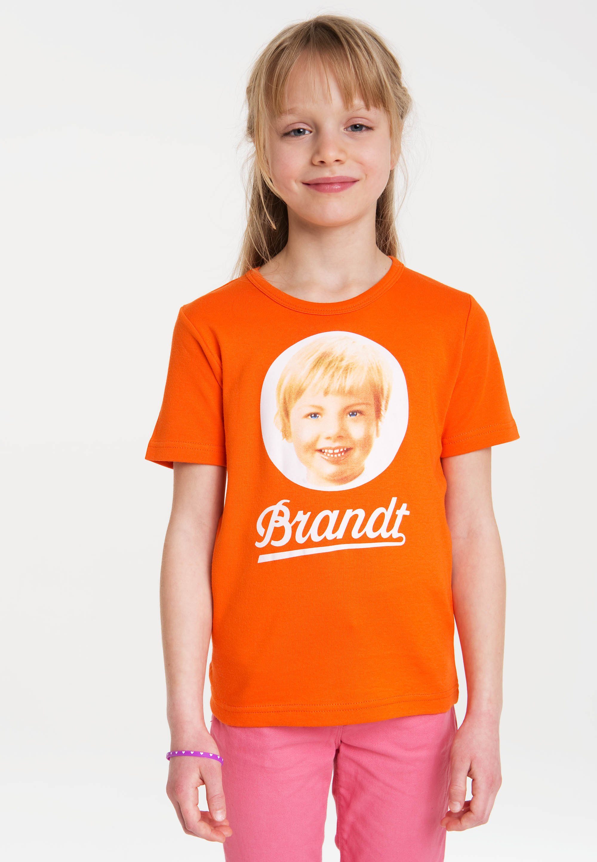 LOGOSHIRT T-Shirt Brandt Zwieback mit Retro-Print