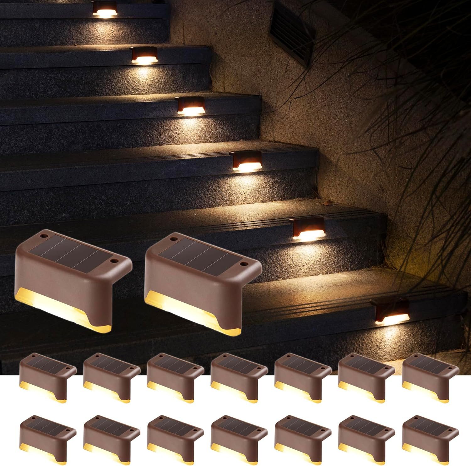 GIGALUMI LED Solarleuchte Solarlampen 16er Set günstig online kaufen