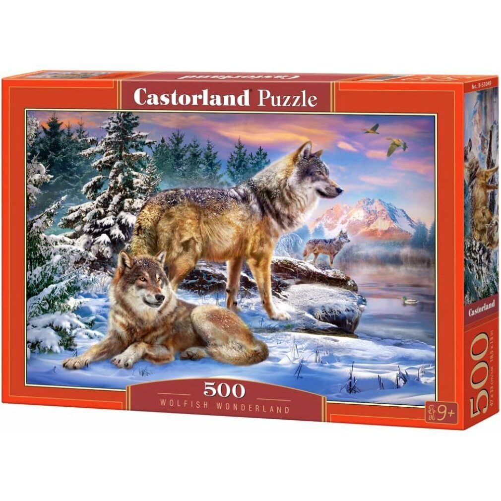 Castorland Puzzle Puzzle Wolfsland 500 Teile, Puzzleteile