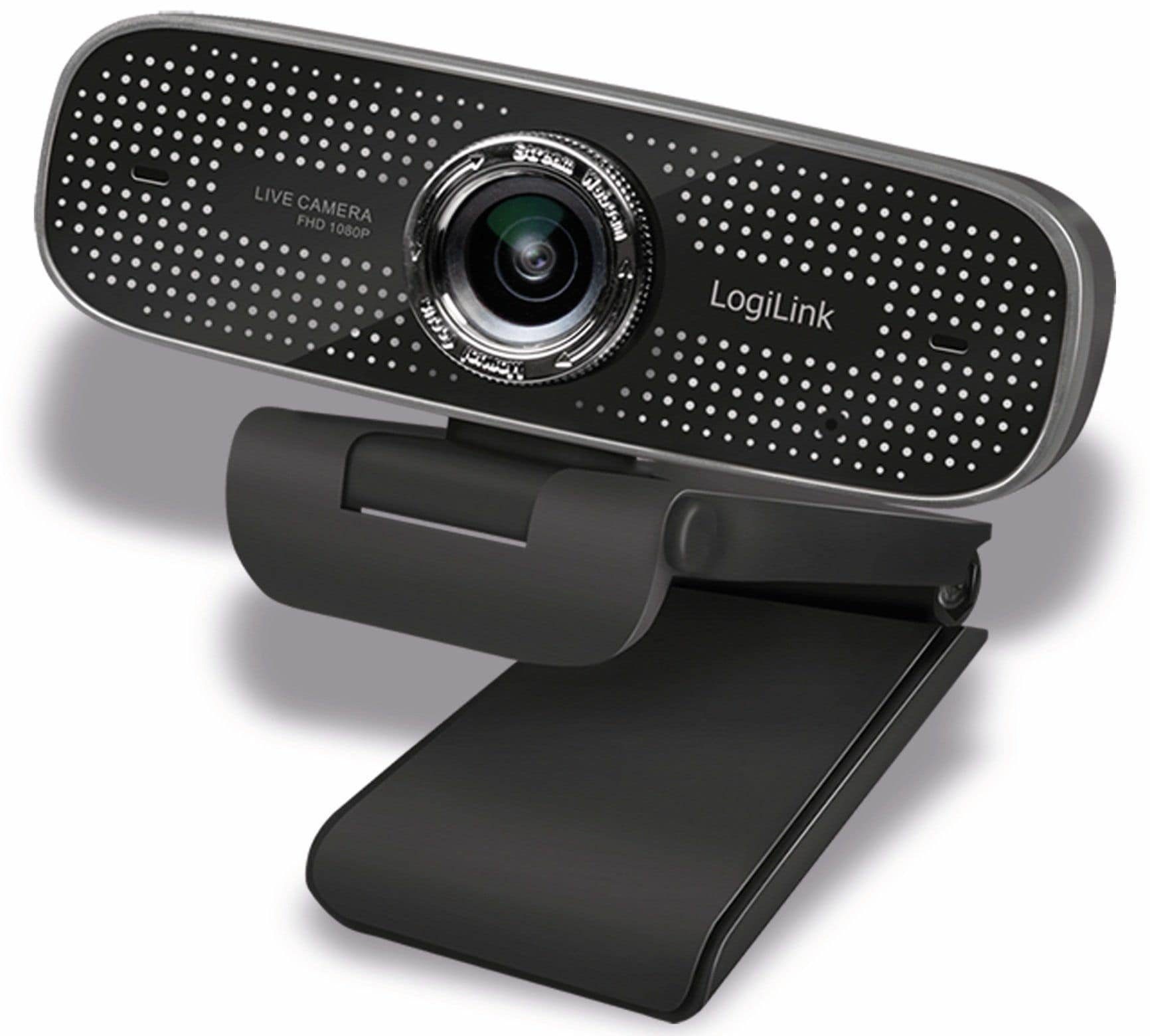 LogiLink LOGILINK 30fps, schwarz LL1, Webcam Webcam 1920x1080