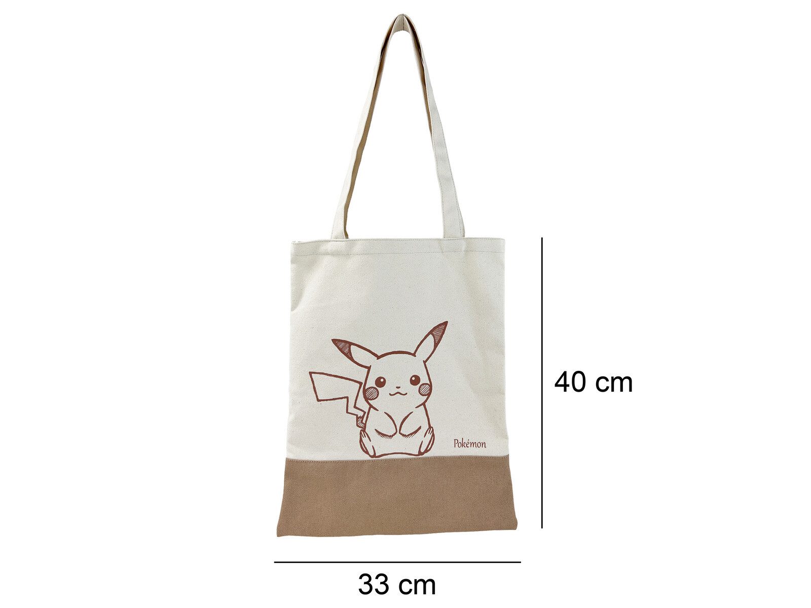 POKÉMON Shopper Canvas Tasche Stoffbeutel 33 × 40 cm