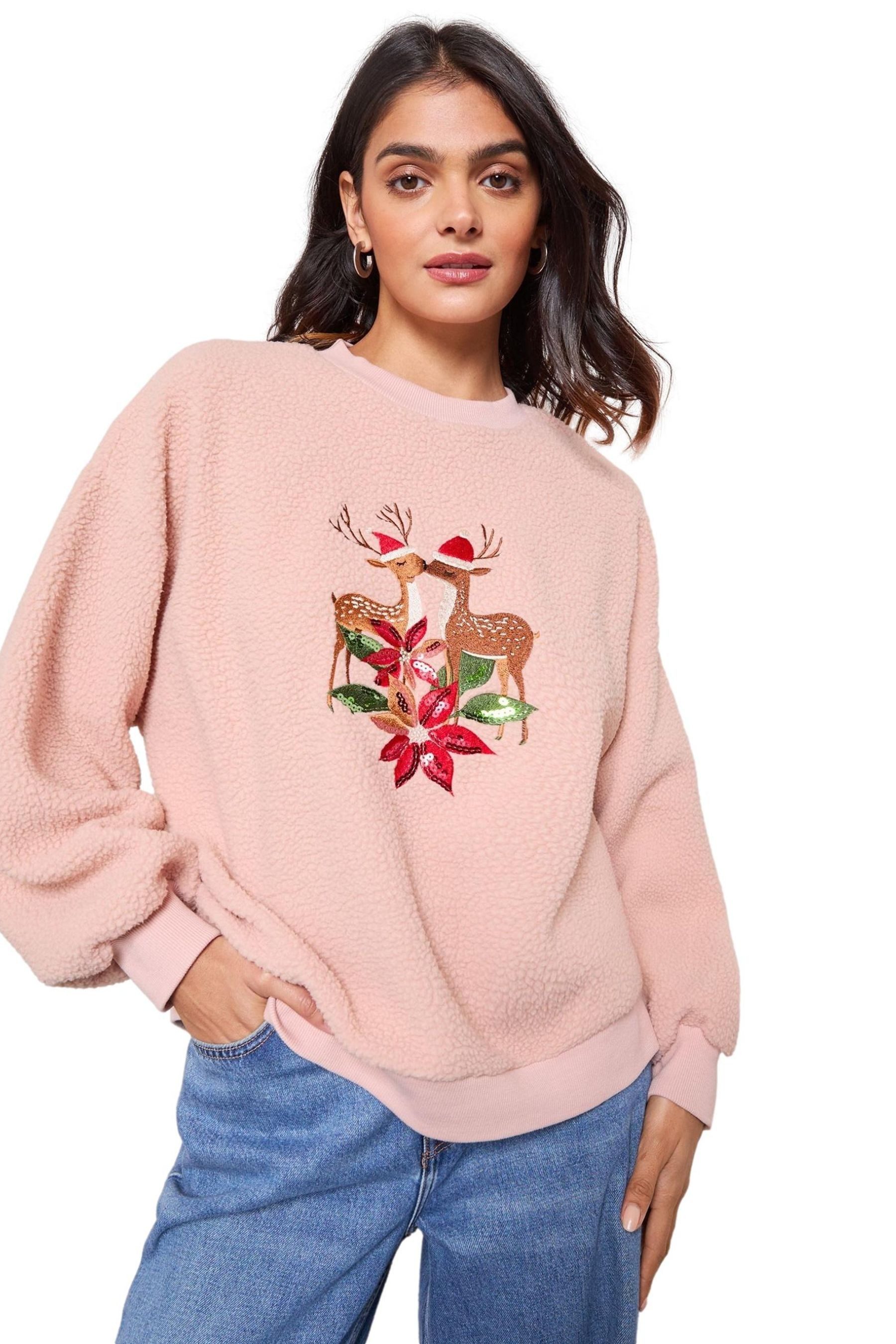 Sweatshirt Friends Like These Sweatshirt aus Teddyfell