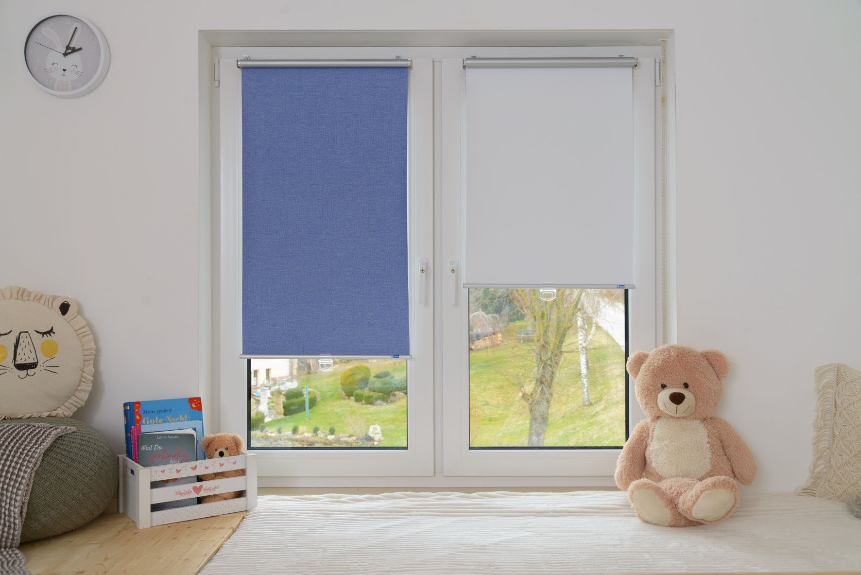 Springrollo Anna, K-HOME, verdunkelnd, ohne Bohren, freihängend, Klemmfix günstig online kaufen