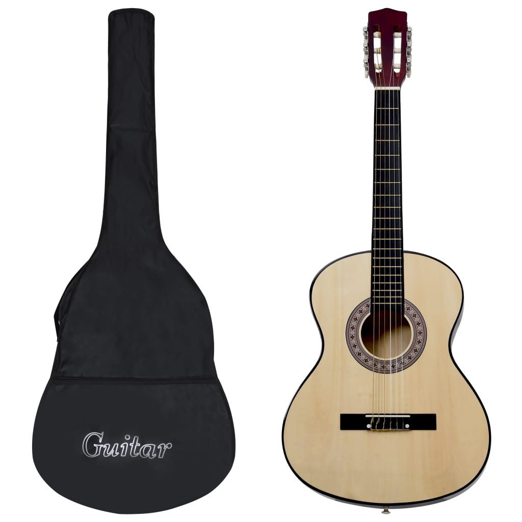 Akustikgitarre 8-tlg Klassische Gitarre für Kinder und Anfänger 3 4 36