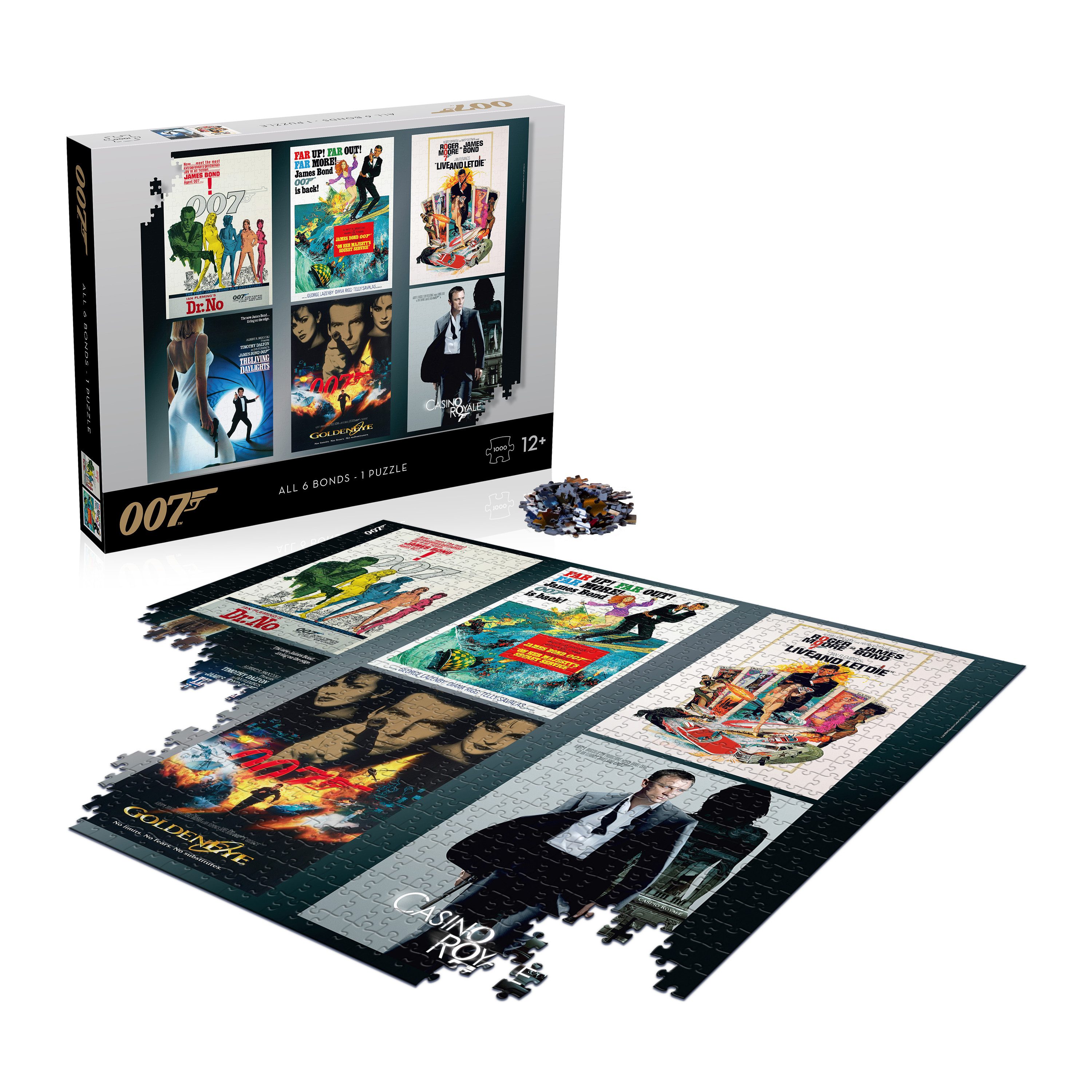 Winning Moves Puzzle James Bond Puzzle - 1000 Teile - All Debut Posters - a günstig online kaufen