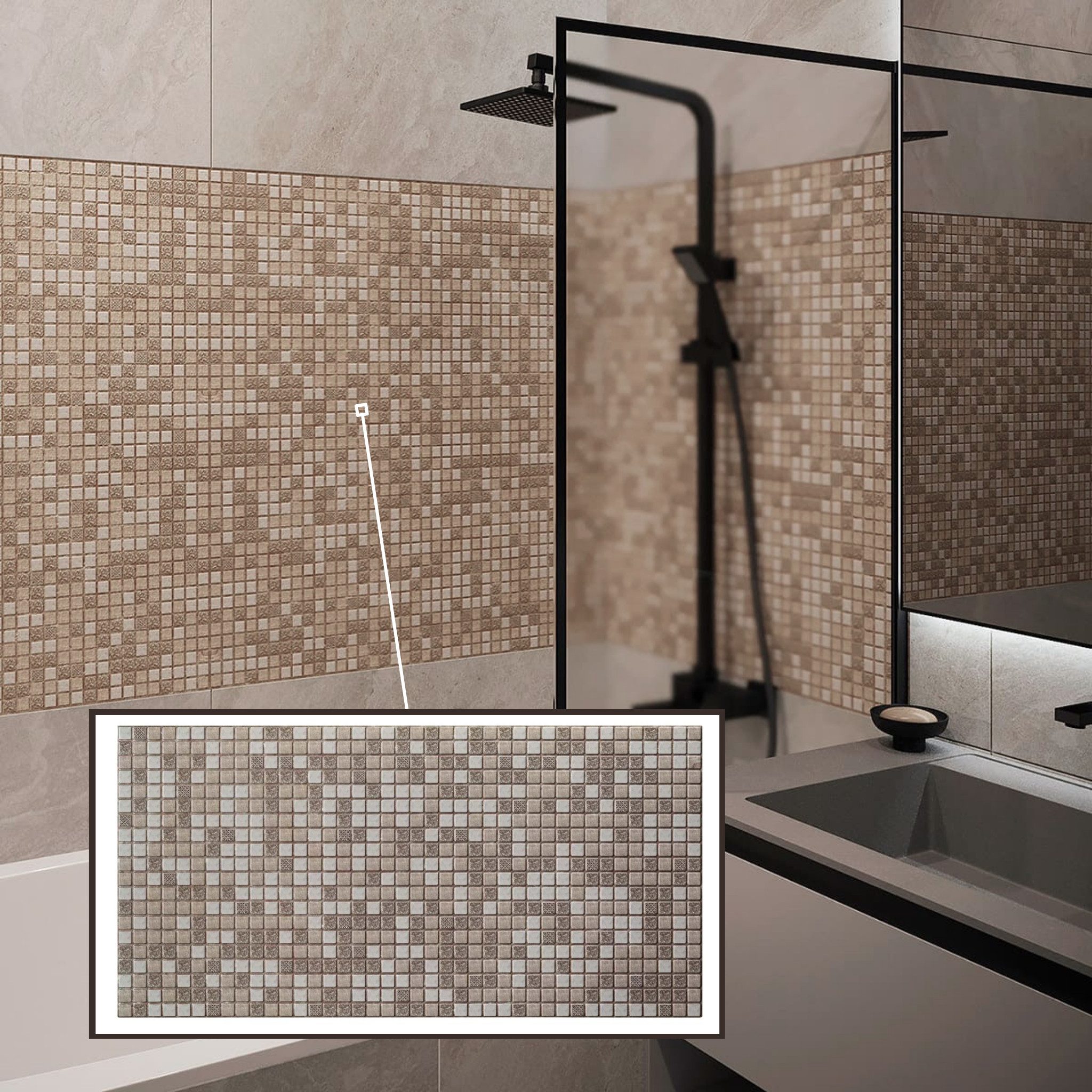 Pvc Mosaik Optik