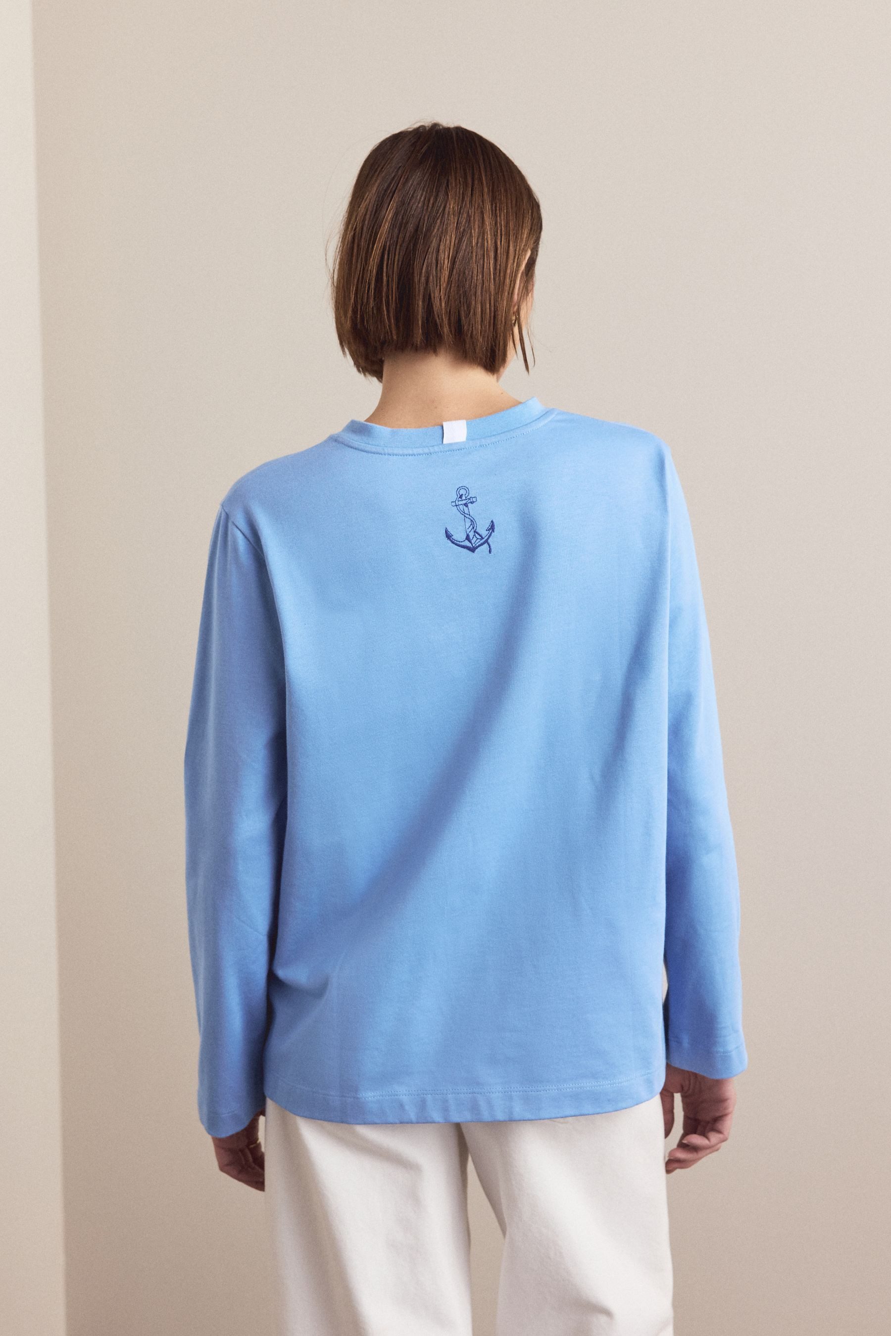 Next Langarmshirt Langarmshirt aus schwerem Stoff, Le Marais (1-tlg) günstig online kaufen