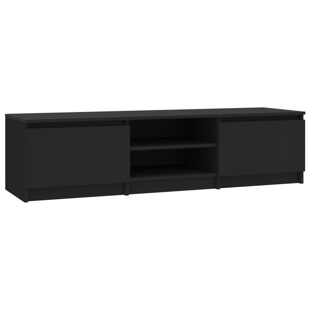 Schwarz cm (1-St) Holzwerkstoff vidaXL 140x40x35,5 TV-Schrank TV-Schrank