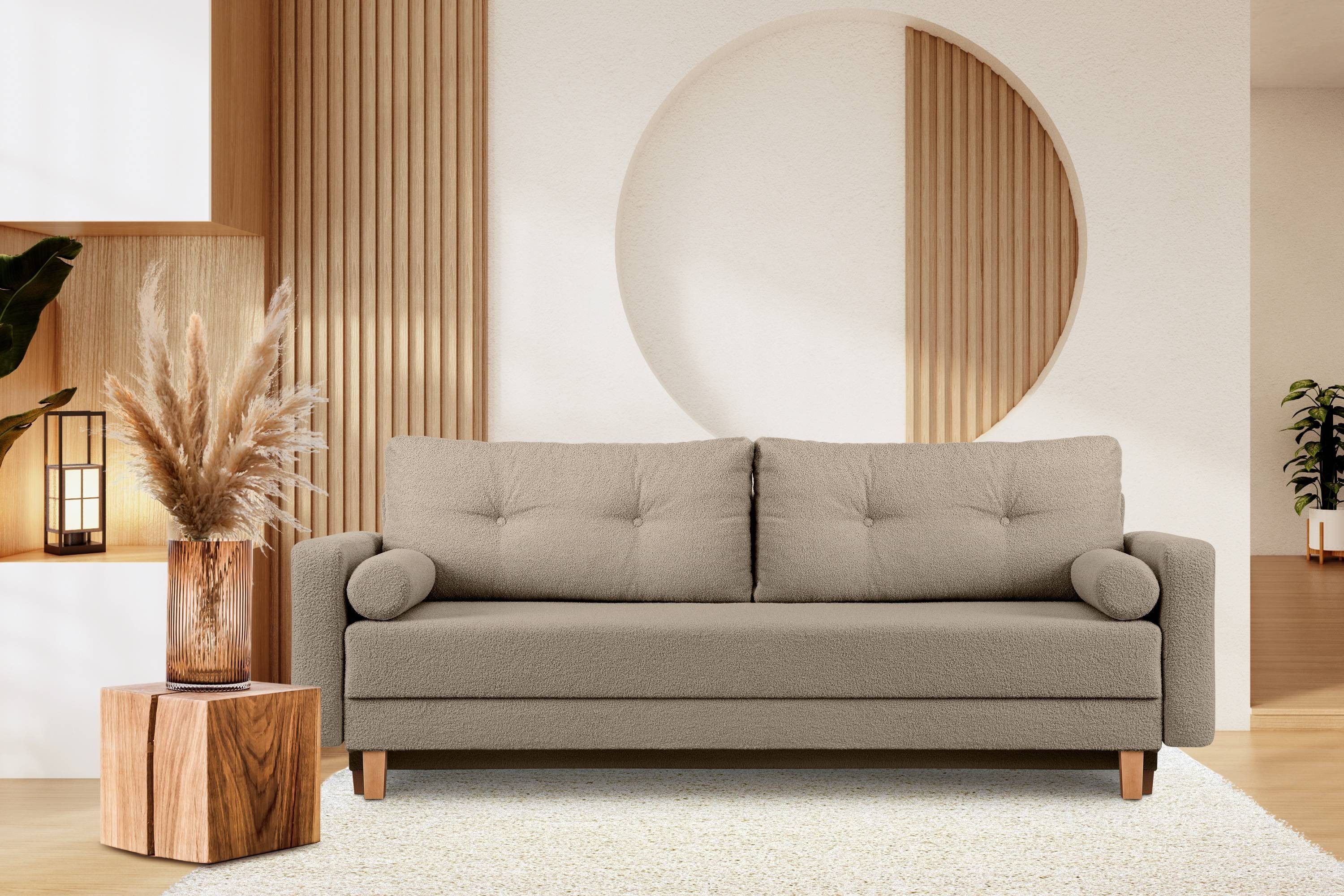 KONSIMO® Schlafsofa ERISO Sofa 3-Personen, ausziehbare günstig online kaufen