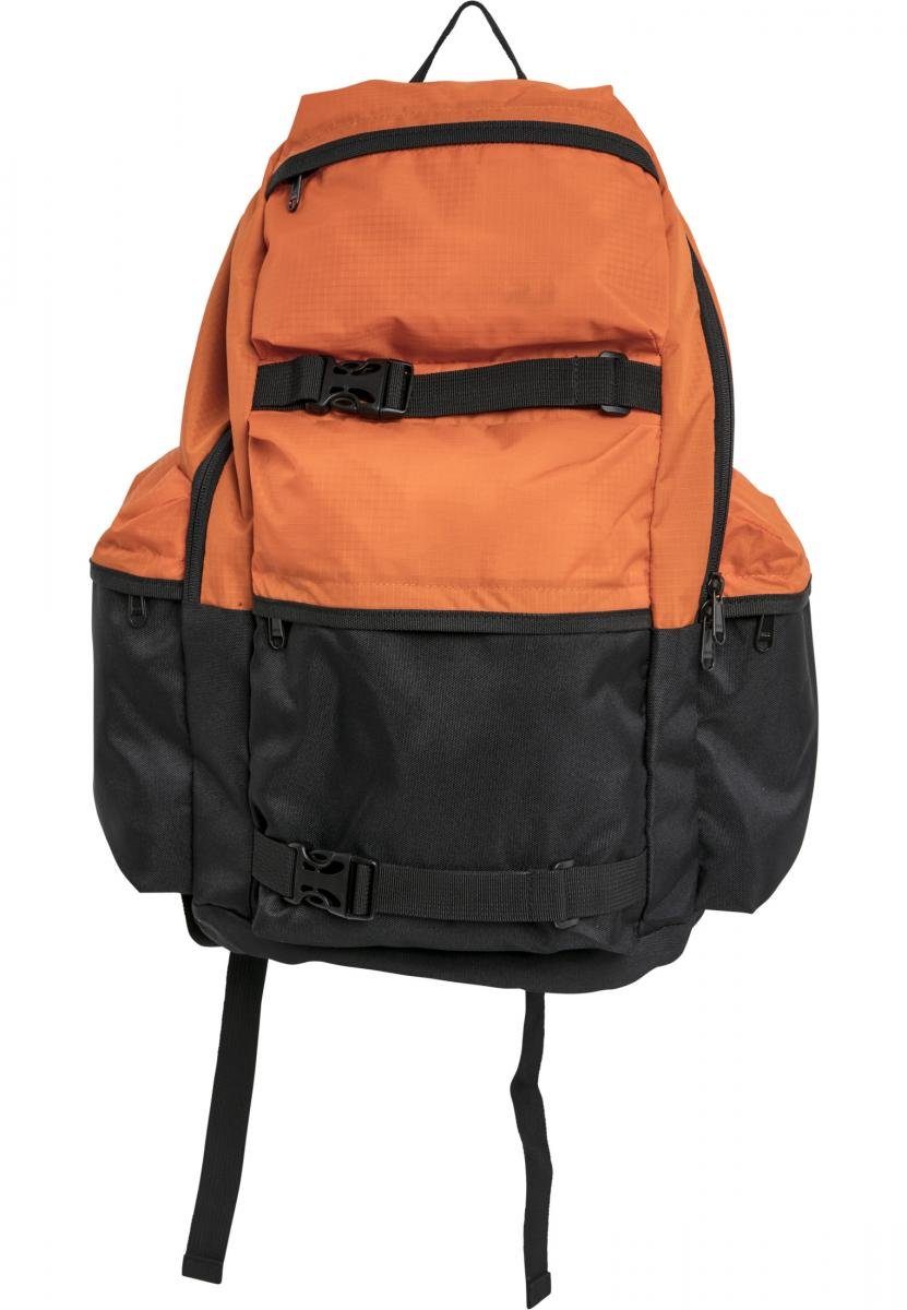 URBAN CLASSICS Rucksack Unisex Backpack Colourblocking vibrantorange/black