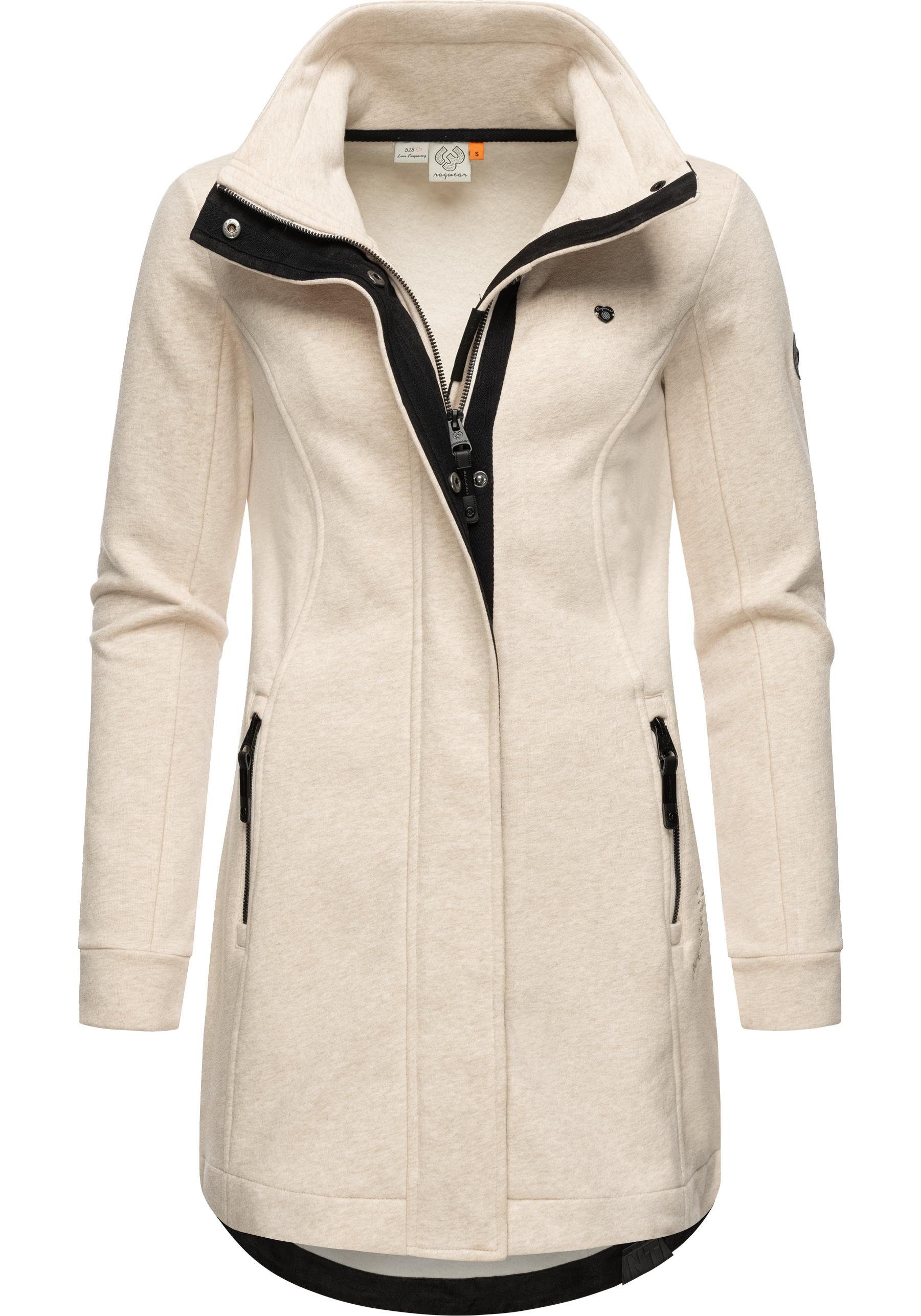 Ragwear Sweatjacke "Letrice", Sportliche Zip-Jacke mit hohem Kragen günstig online kaufen