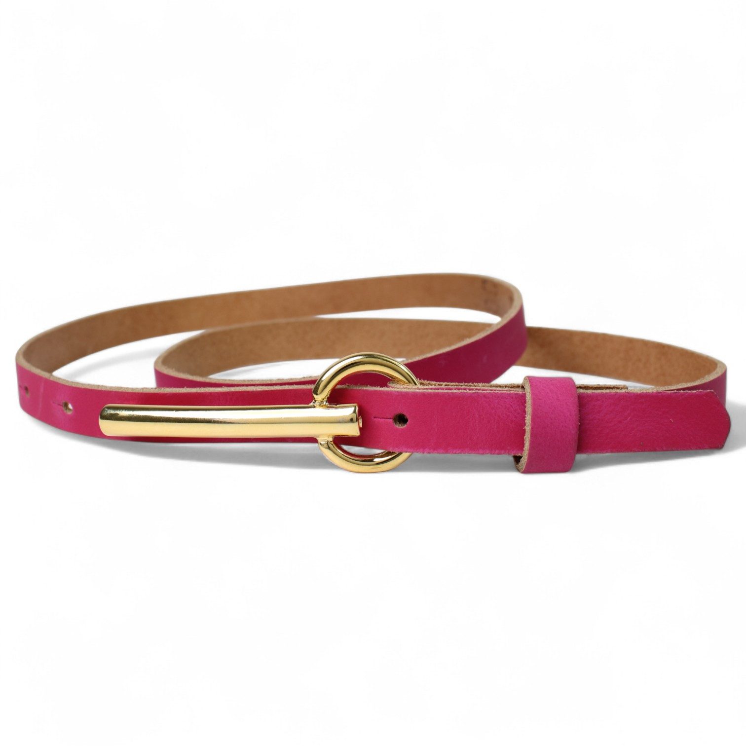 Ledergürtel Damen Rindsleder schmal