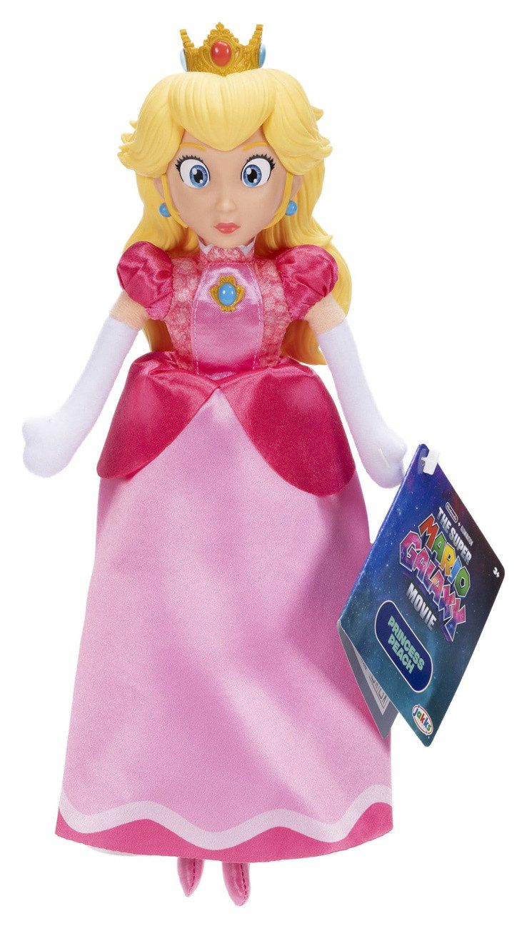 Jakks Pacific Plüschfigur Der Super Mario Galaxy Film Plüschfigur Princess Peach 23 cm