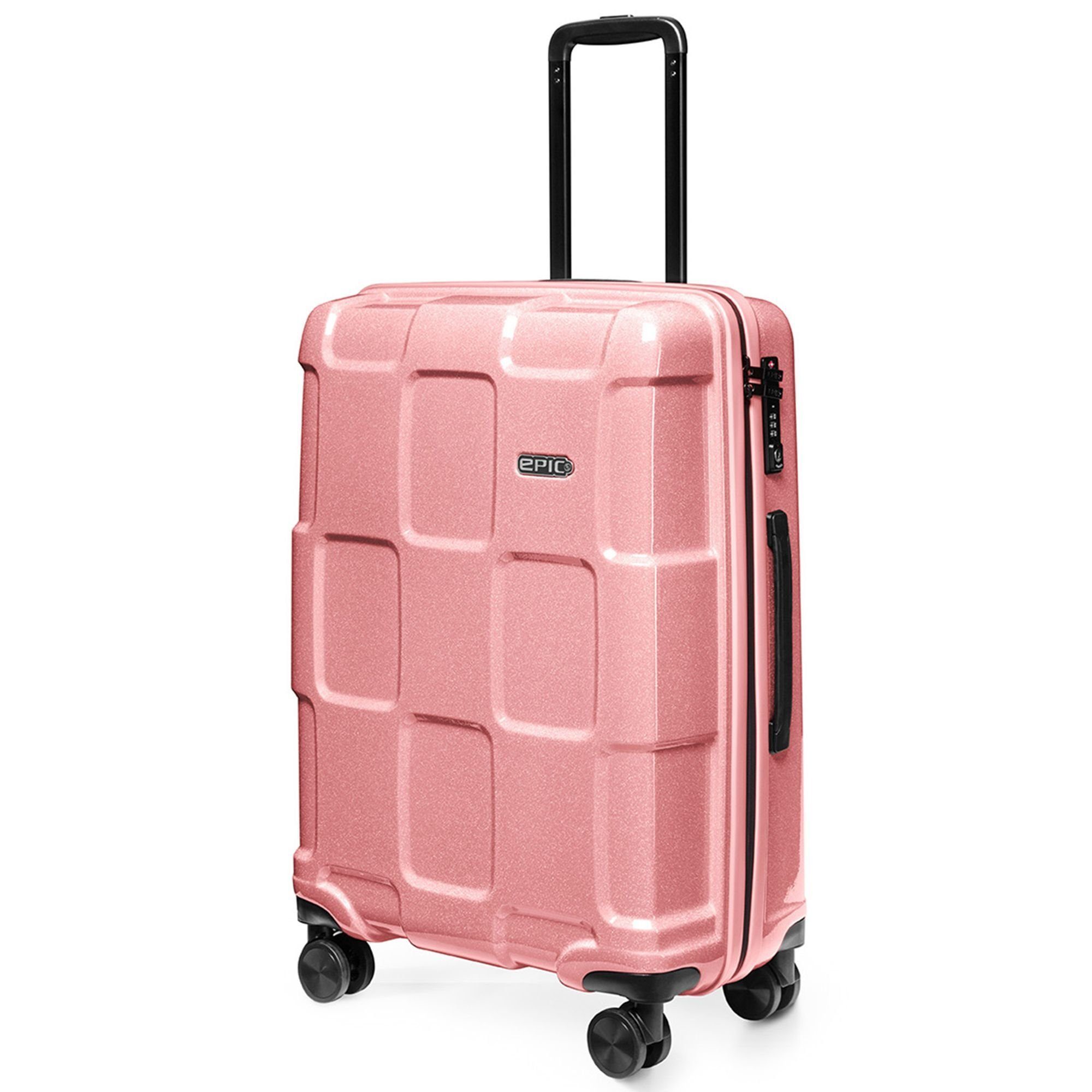 Reflex, EPIC Polycarbonat Hartschalen-Trolley Rollen, crystalrose Crate 4