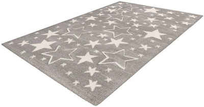 Kinderteppich Amigo 529, Arte Espina, rechteckig, Höhe: 15 mm, Sterne im Konturenschnitt