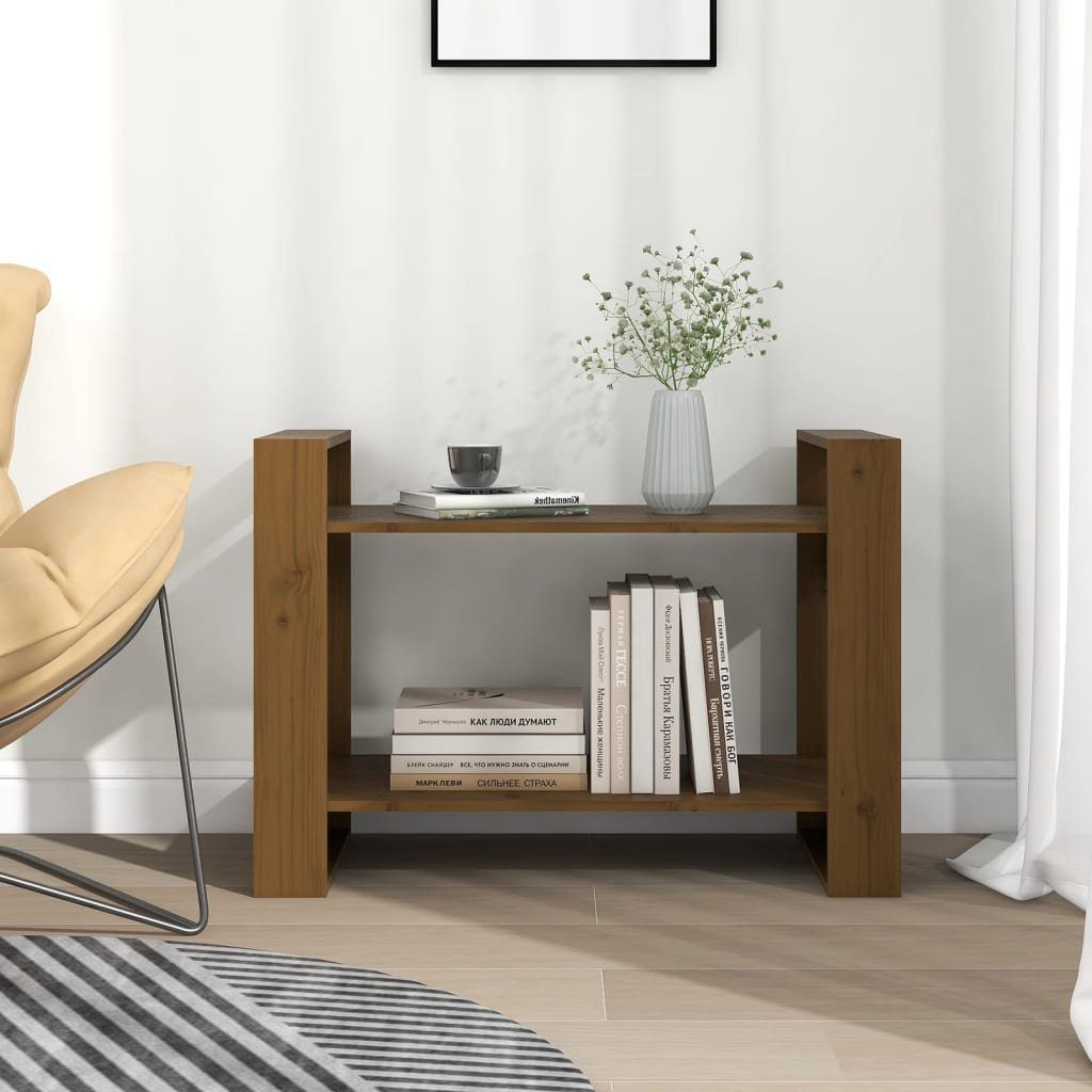 vidaXL Bücherregal Bücherregal/Raumteiler Honigbraun 80x35x56,5 cm günstig online kaufen