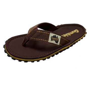 Gumbies Classic in Brown T-Strap-Zehentrenner aus recycelten Materialien »in farbenfrohen Designs«