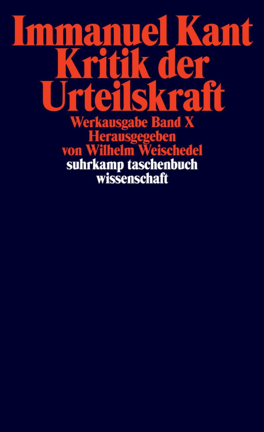 Werkausgabe in 12 Bänden / Immanuel Kant