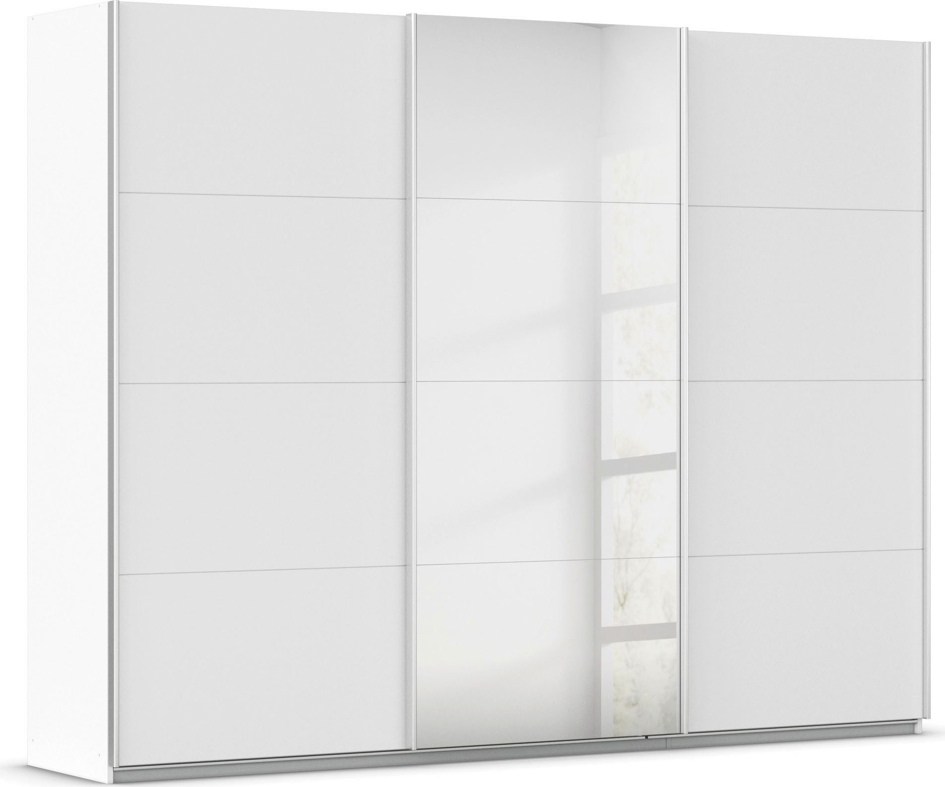 OTTO home Schwebetürenschrank Kleiderschrank Schrank Schlafzimmerschrank Garderobe AGORDO (Breiten 203/271/315/360 cm in drei Griff-Farben - NEU: Farbe SCHWARZ) Top Innenausstattung, in 4 Breiten und 2 Höhen MADE IN GERMANY
