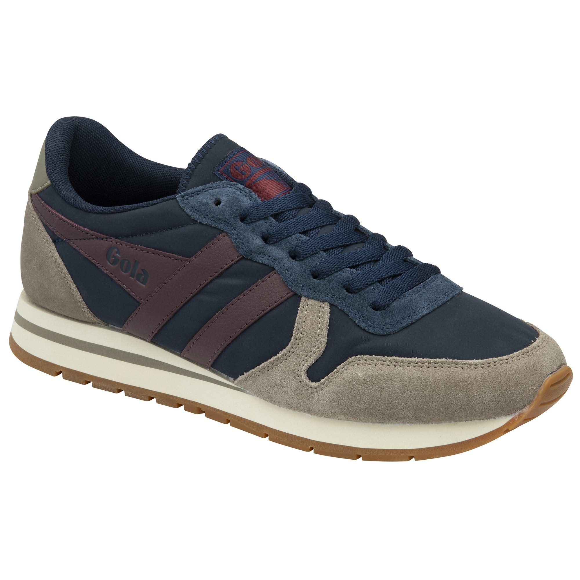 Gola Daytona Chute navyblau/dunkelrot/hellbraun Herren Sneaker