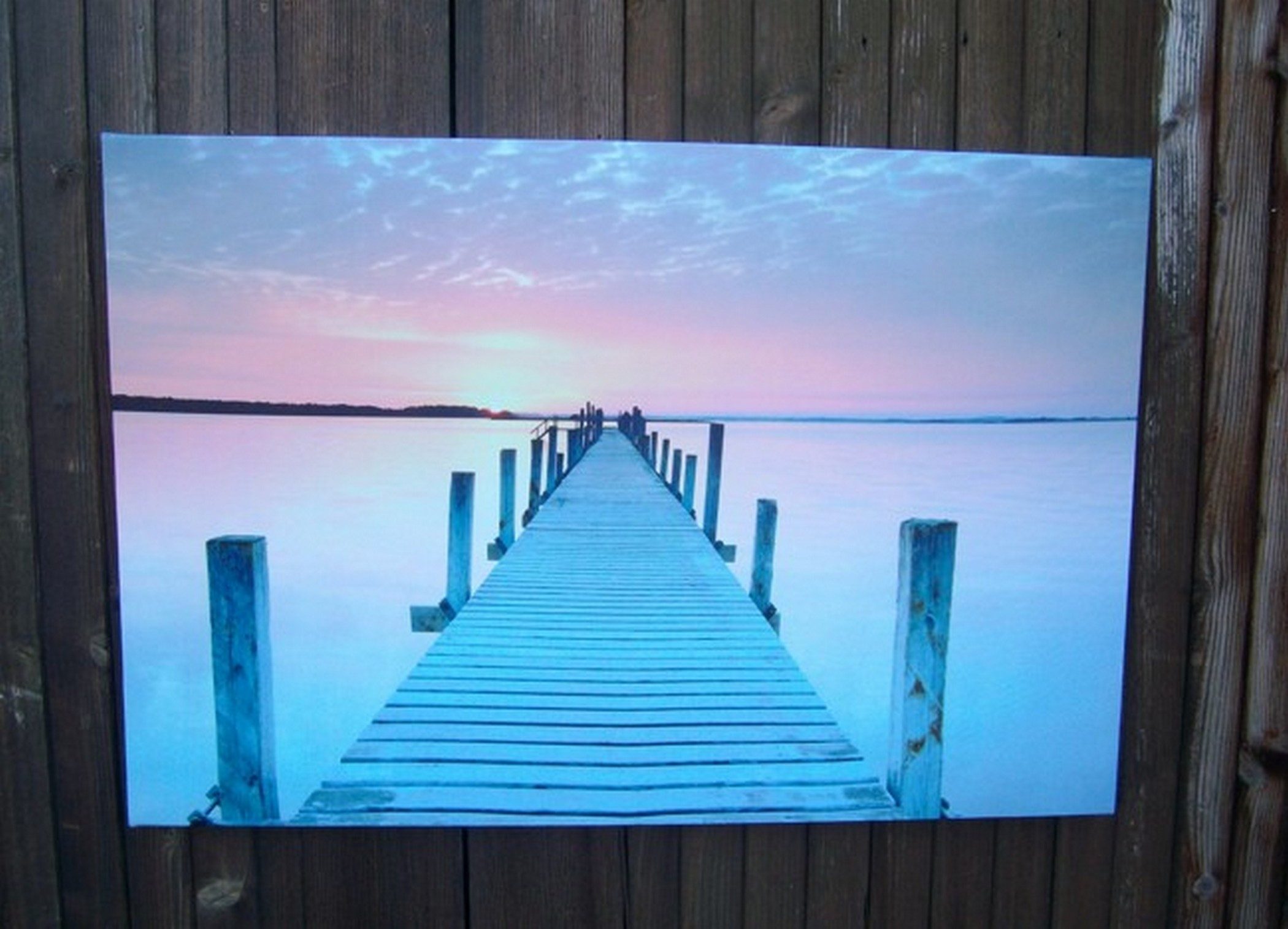 Deko-Impression LED-Bild LED Bild Sonnenuntergang, Meer, günstig online kaufen