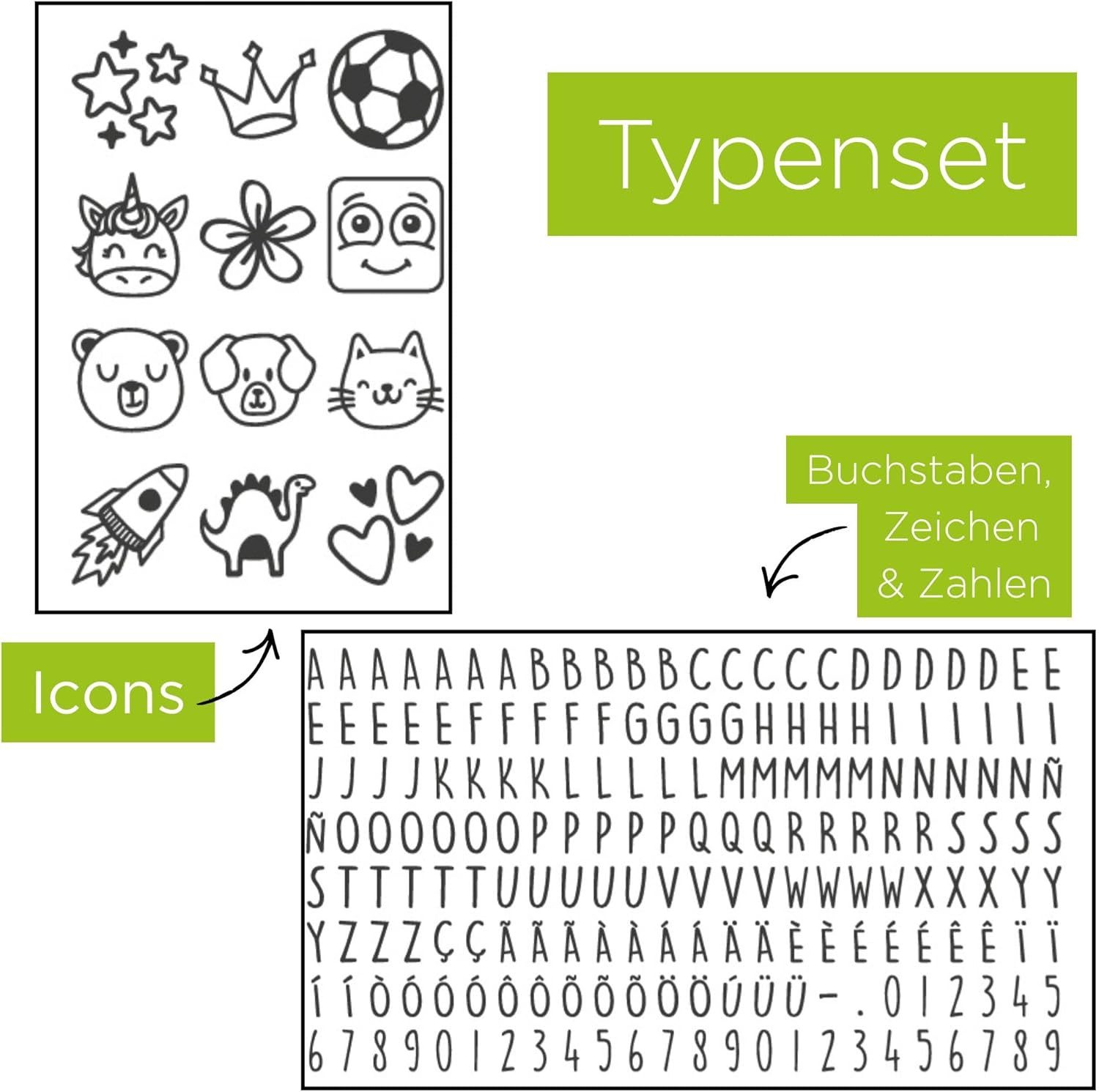 STAEDTLER Spiel COLOP MARKY Markier-Set grün - Stempel für Kleidung & Gegenstände