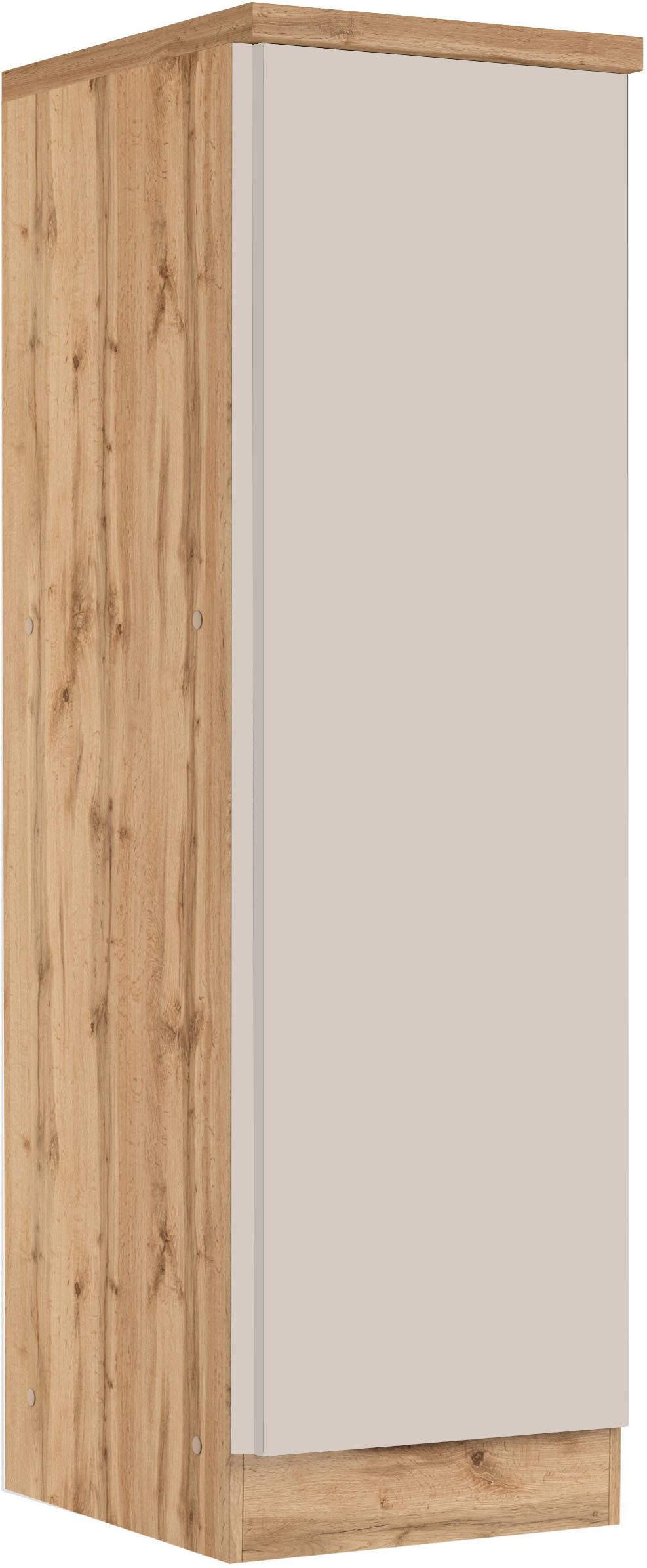 KOCHSTATION Vorratsschrank KS-Virginia,neu in verbesserter Ausführung (Arbeitsplatte 38 mm stark, Stauraum, Softclose) Maße (B/H/T): ca. 50/166/60 cm, Türanschlag frei wählbar
