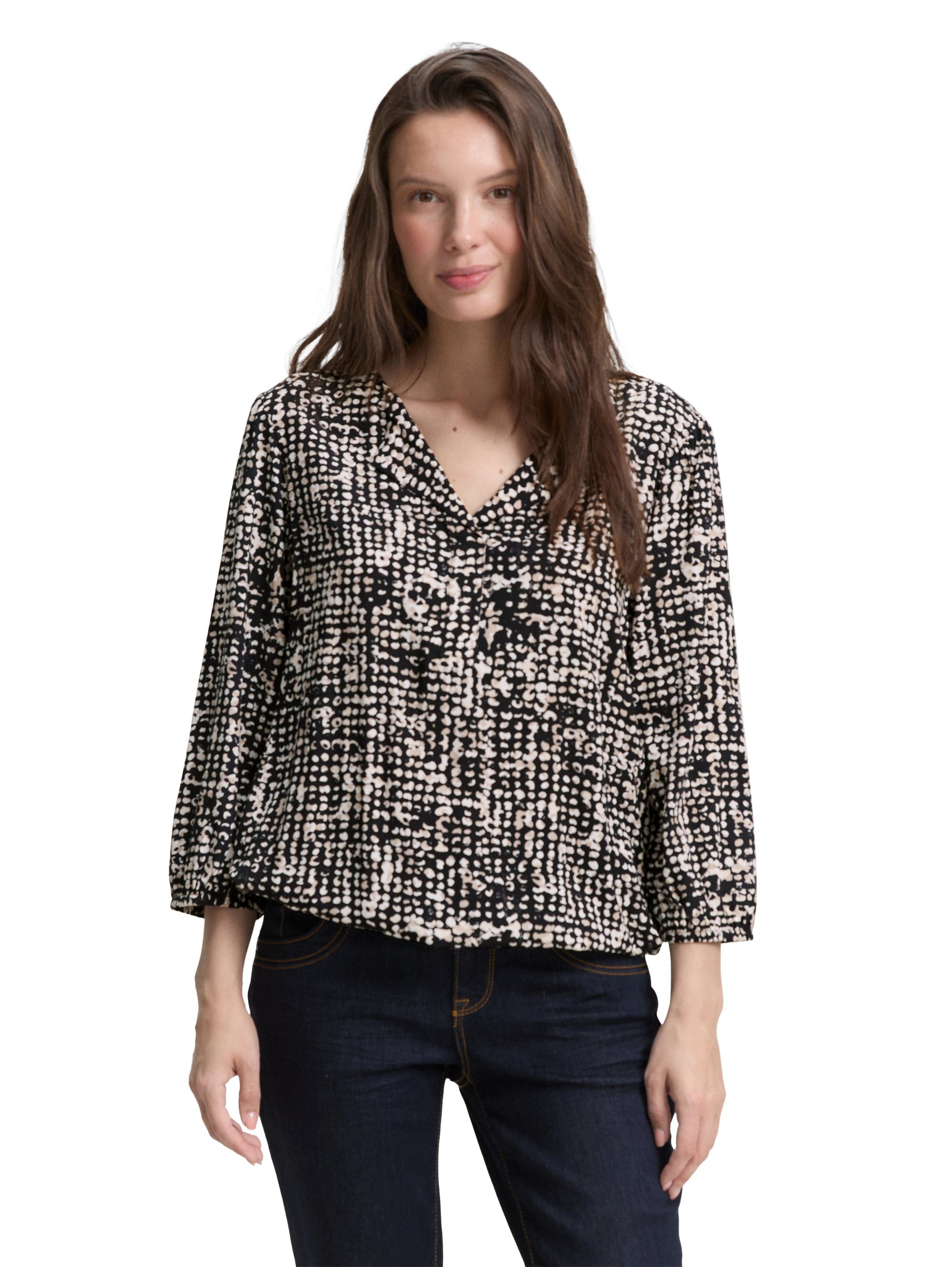 TOM TAILOR Shirtbluse mit All-Over Print günstig online kaufen