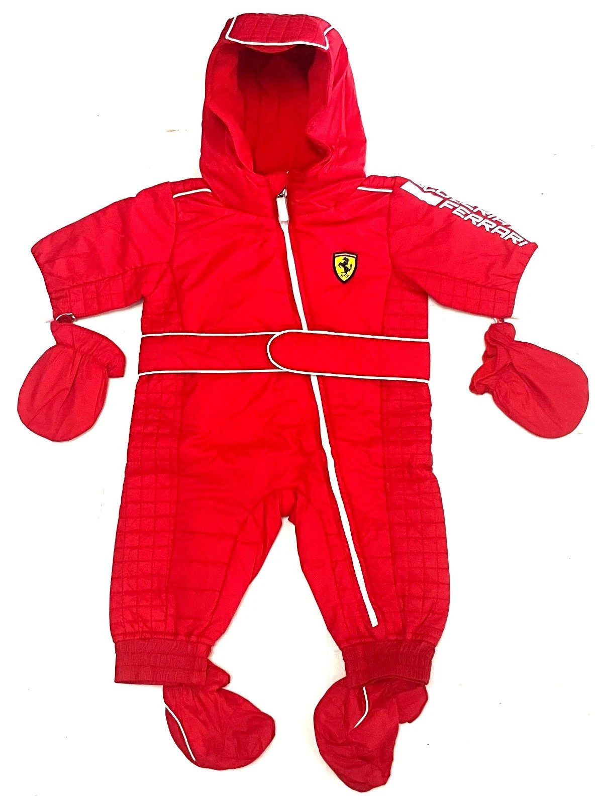 Ferrari Overall Ferrari Baby Schneeanzug, Scuderia Ferrari Baby Padded Overall Logo