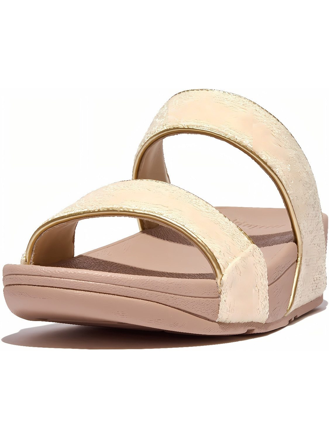 Lulu Shimmerweave Slides Sandale