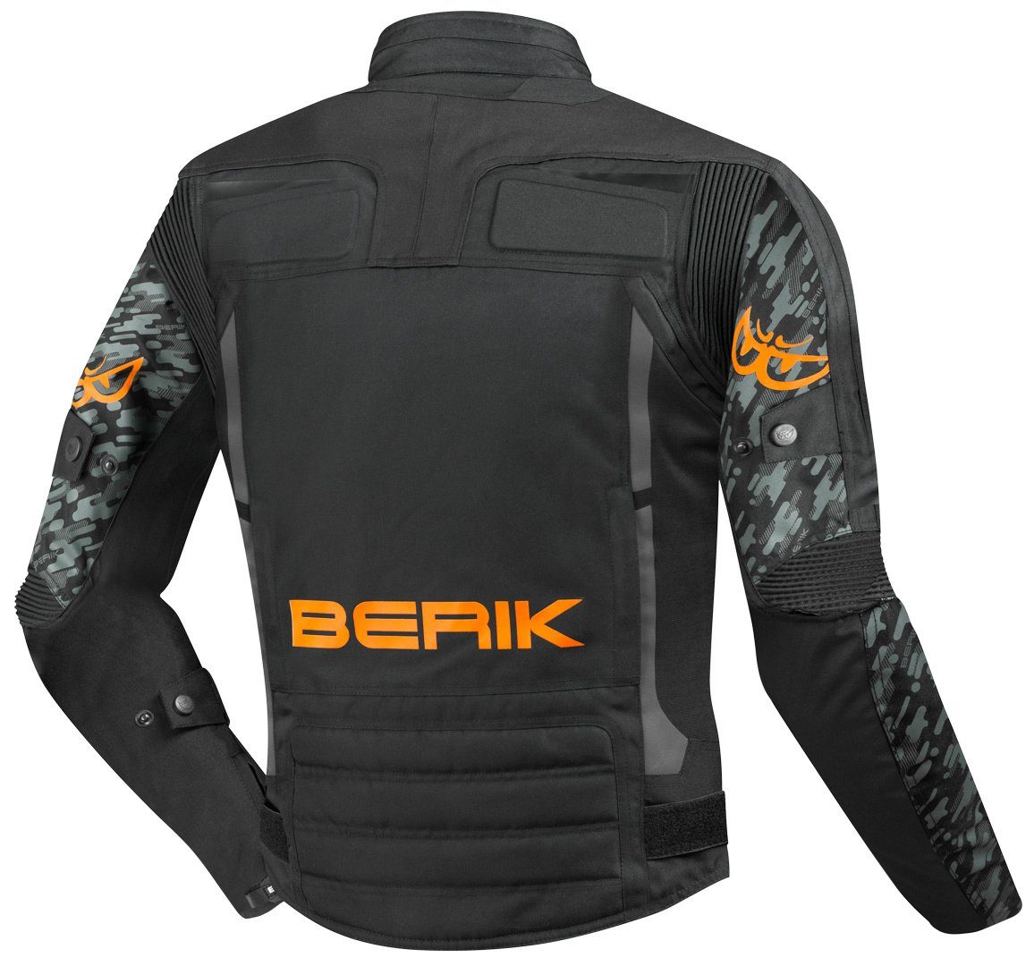 Berik Motorradjacke Textiljacke wasserdichte Camo Street Motorrad