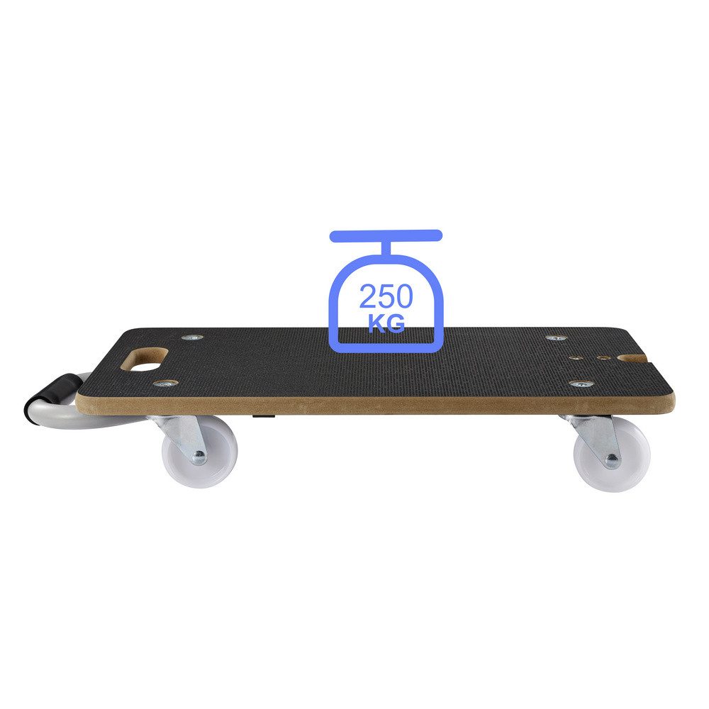 TOOLCRAFT Transportroller TOOLCRAFT TO-9972441 Transportroller Spanplatte Traglast (max): 250