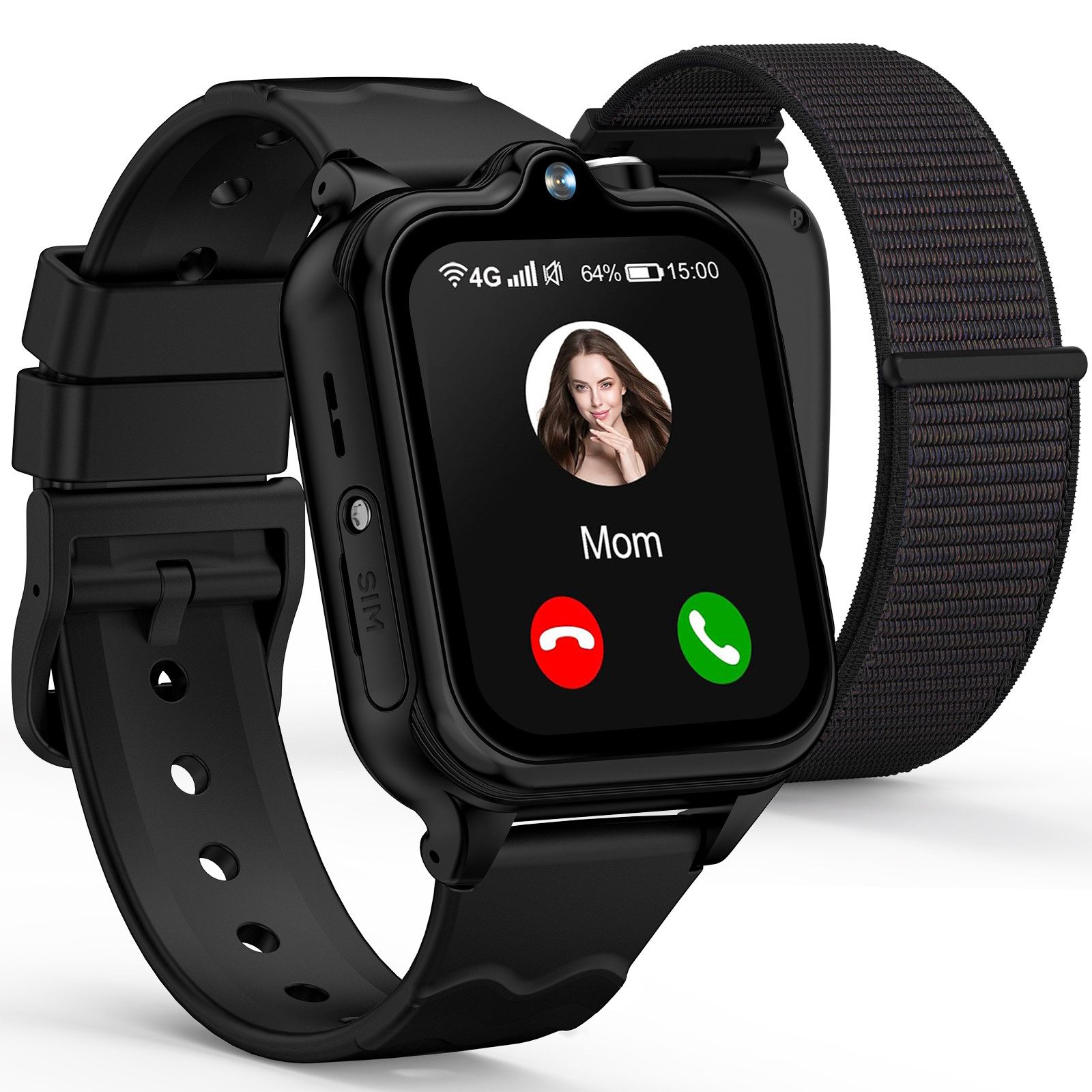 Ralio R5 Ultra 2026 4G Smartwatch Kinder mit GPS, 2+16 GB Großem Speicher Smartwatch (2MP Front + 5MP Rück, mehrere Sportmodi cm/1,72 Zoll) 900mAh Akku, SOS, Schulmodus, Perfekte Geschenke für Kinder – Sicherheit & Freiheit im Alltag.