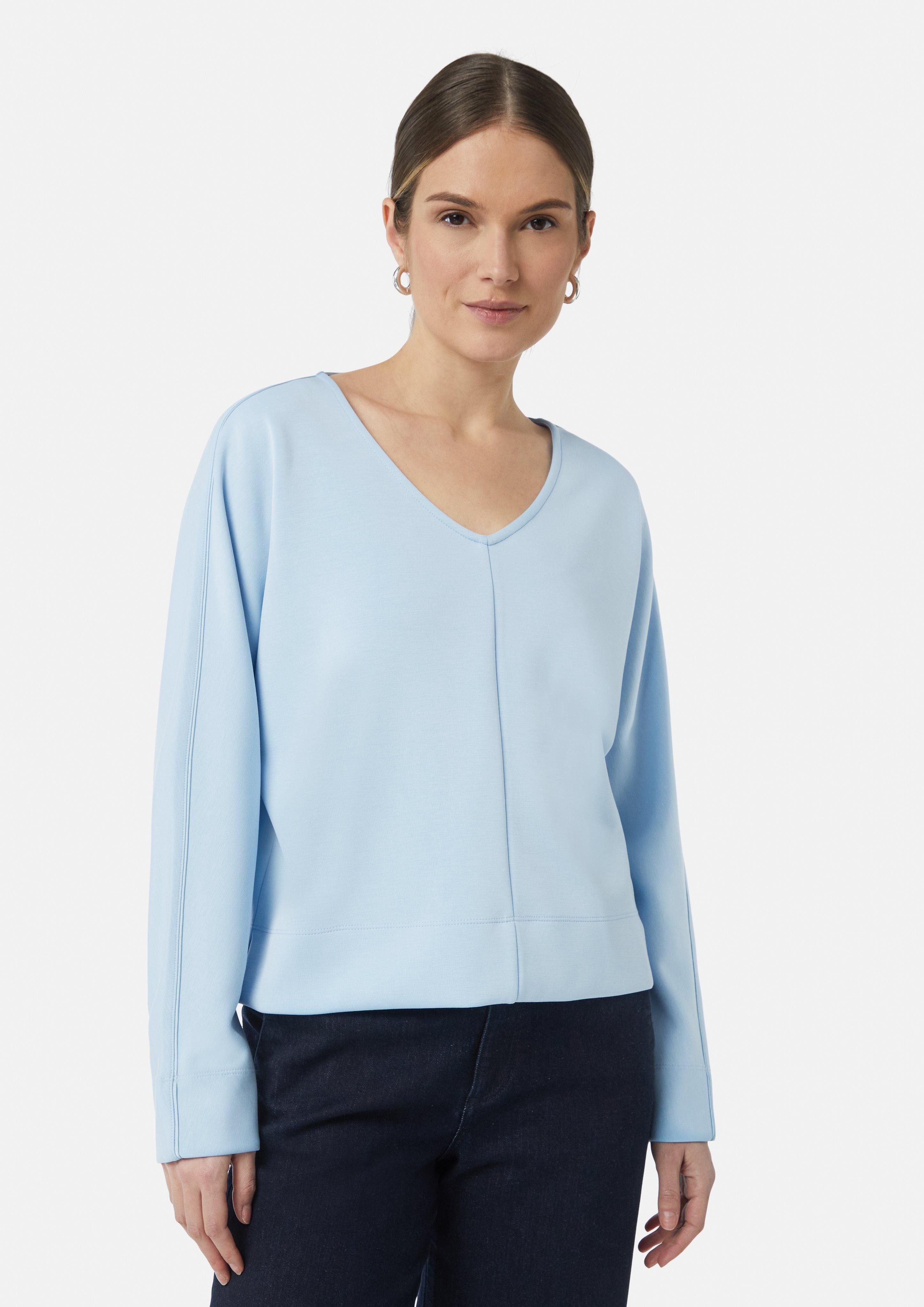 Comma Sweatshirt Weiches Relaxed-Fit-Sweatshirt mit Fledermausärmeln günstig online kaufen