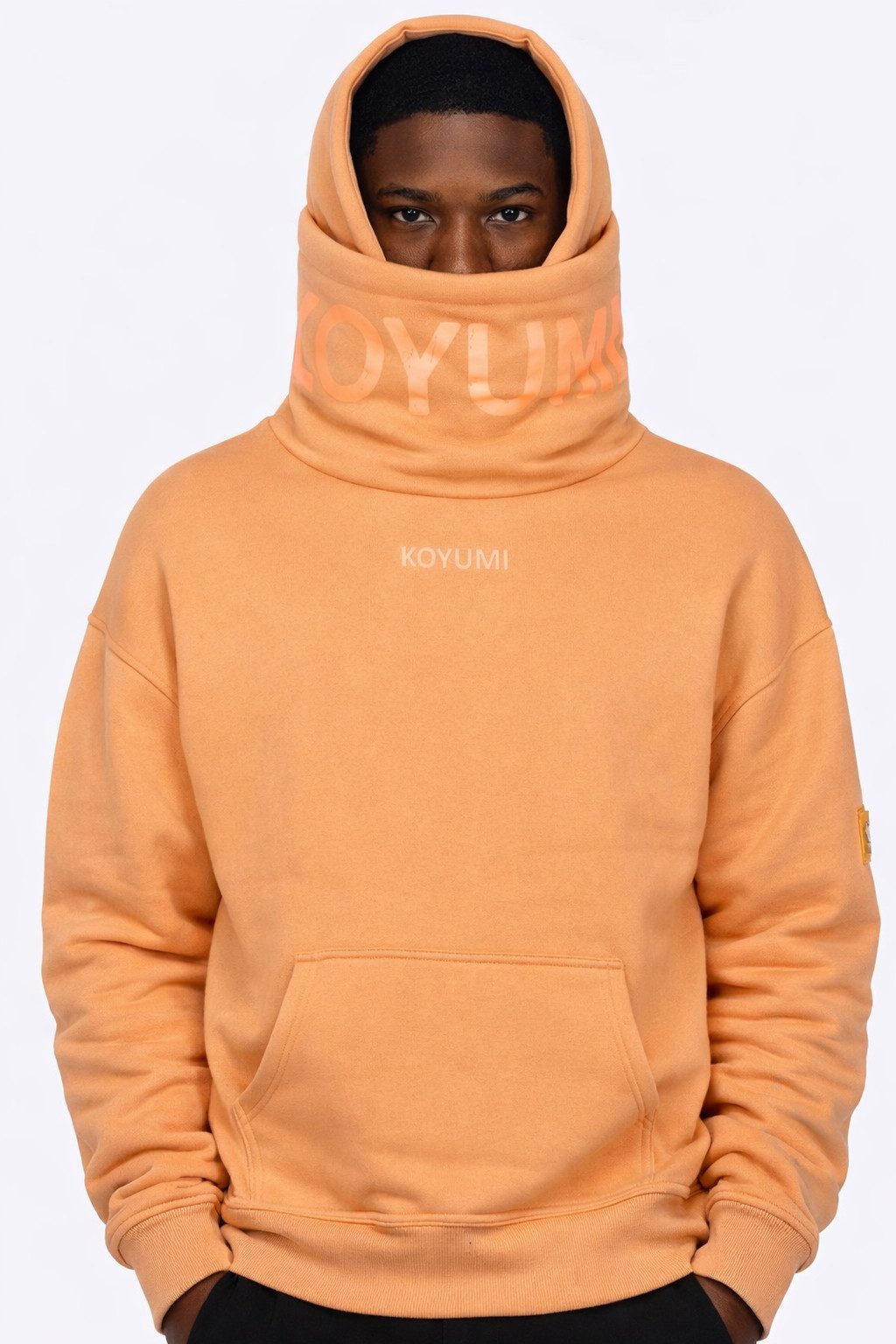 Koyumi Hoodie KOYUMI Oversize Hoodie (Einzelartikel) Oversize Schnitt, hoher Kragen, Kapuze, weicher Baumwollmix